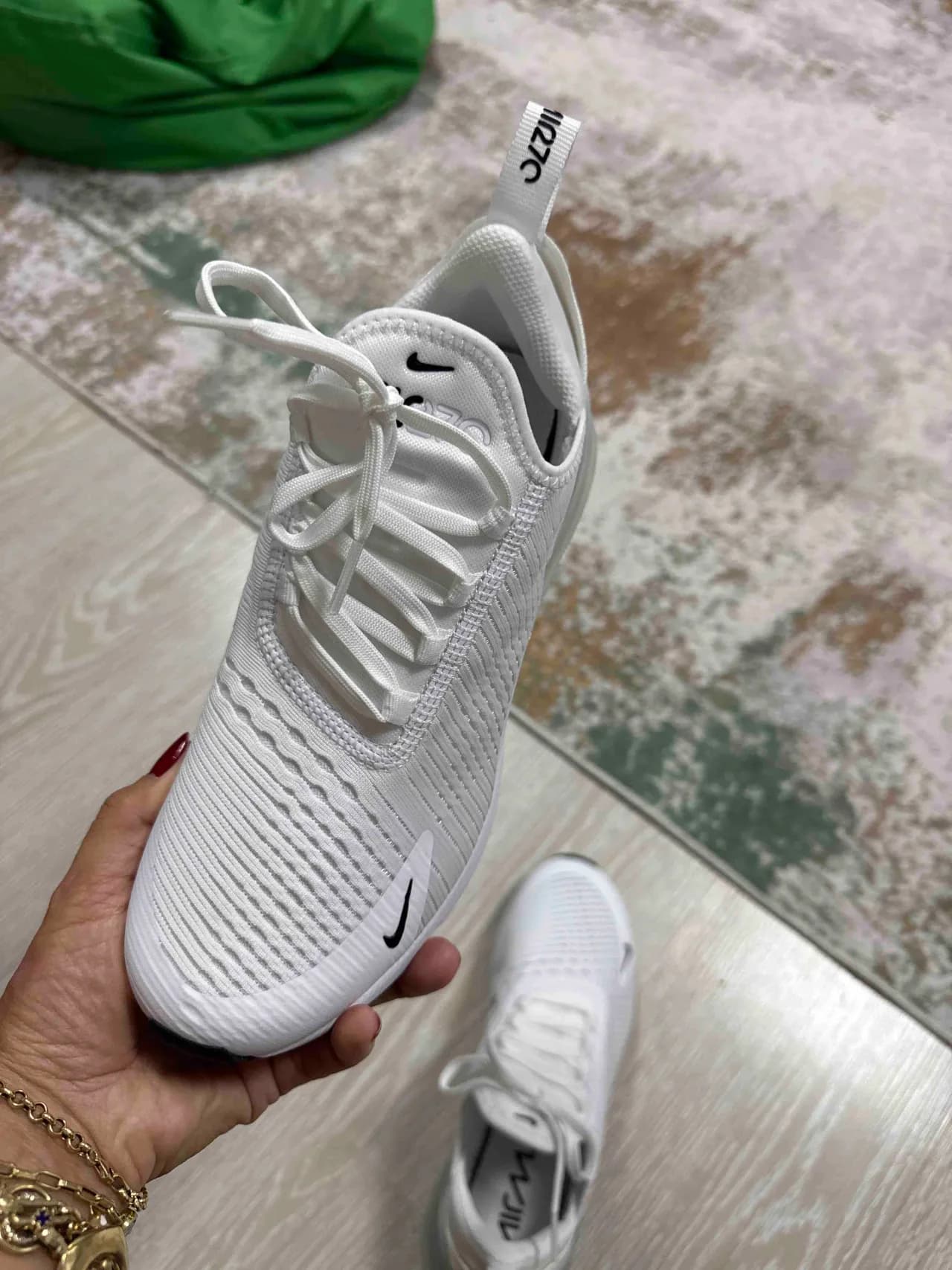 Air Max 270 Kadın Beyaz Sneaker Ayakkabı — müşteri fotoğrafı 3/3 (JustStepTR Müşterisi)