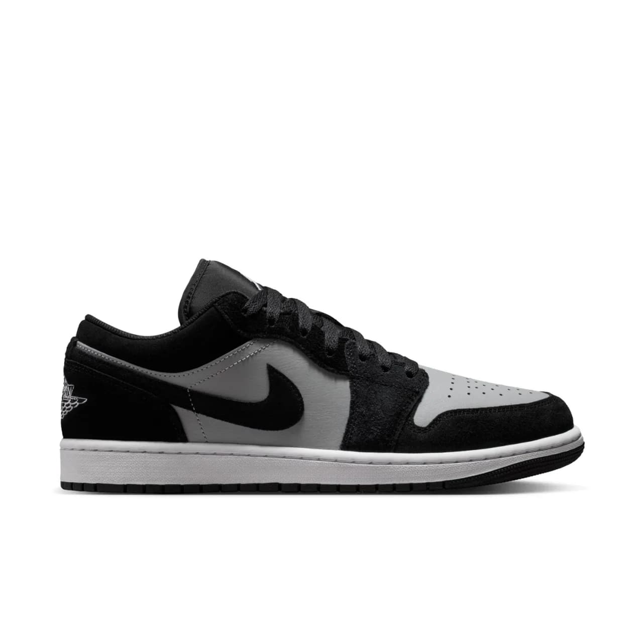 Air Jordan 1 Low Black Smoke Grey Erkek Basketbol Ayakkabısı görsel 1