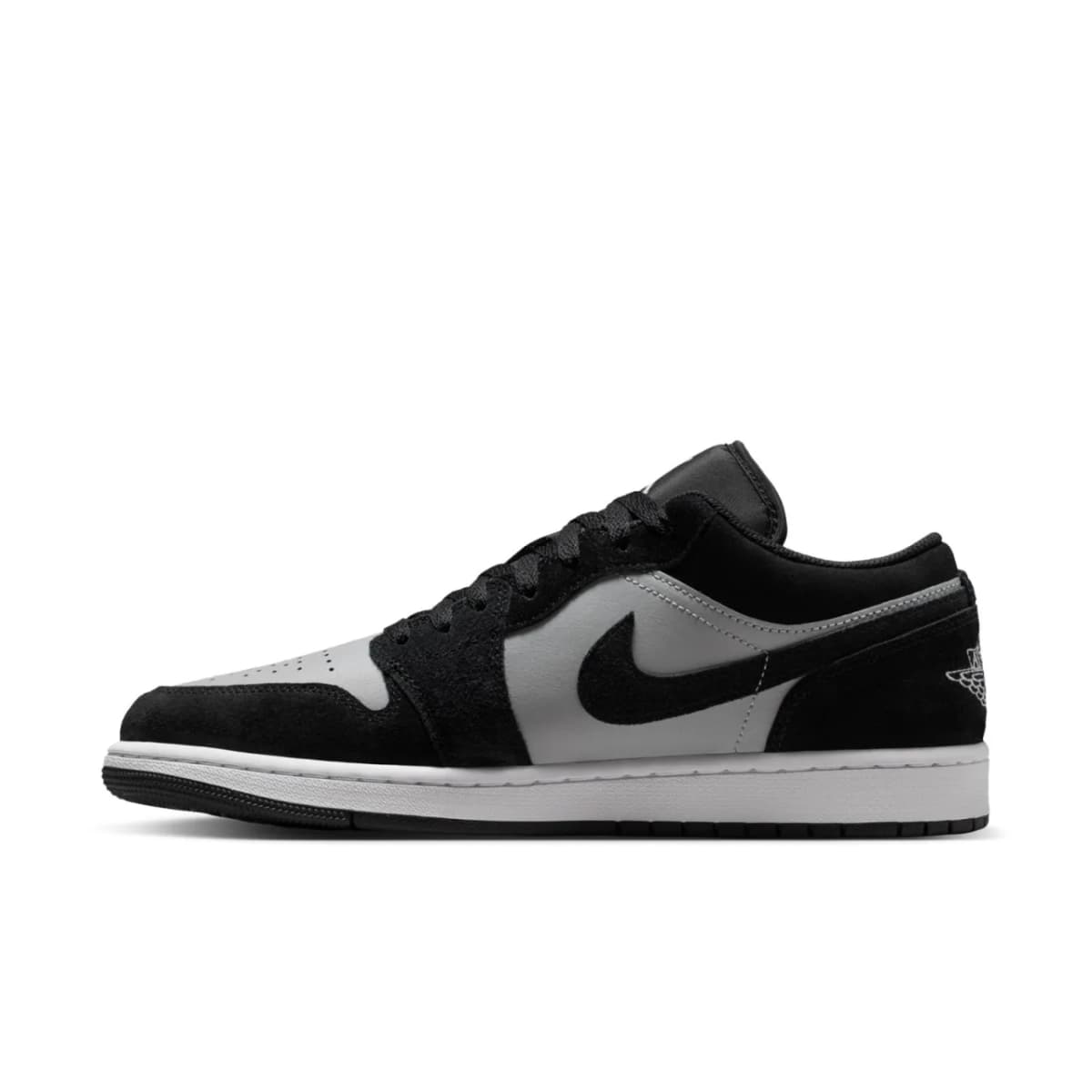 Nike Air Jordan 1 Low Black Smoke Grey Erkek Basketbol Ayakkabısı — Siyah · 553558-048 (5/10)