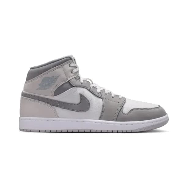 Nike Air Jordan 1 Mid Se Erkek Gri Basketbol Ayakkabısı