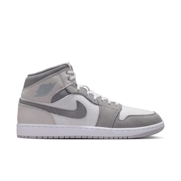 Air Jordan 1 Mid Se Erkek Gri Basketbol Ayakkabısı
