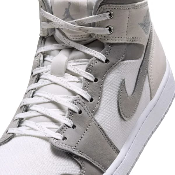 Nike Air Jordan 1 Mid Se Erkek Gri Basketbol Ayakkabısı · IO2050-100 (9/10)