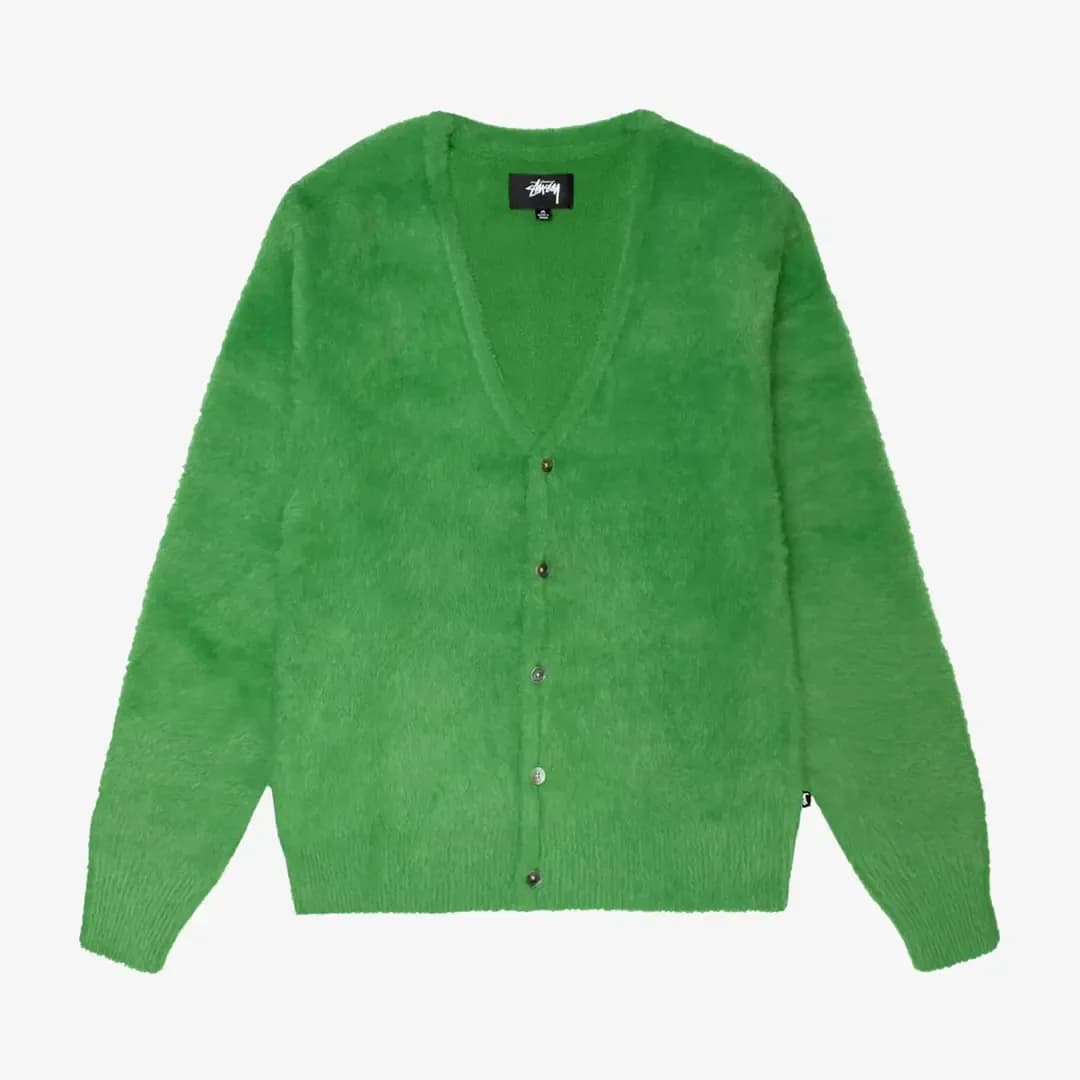 Shaggy Cardigan 'Kelly Green'