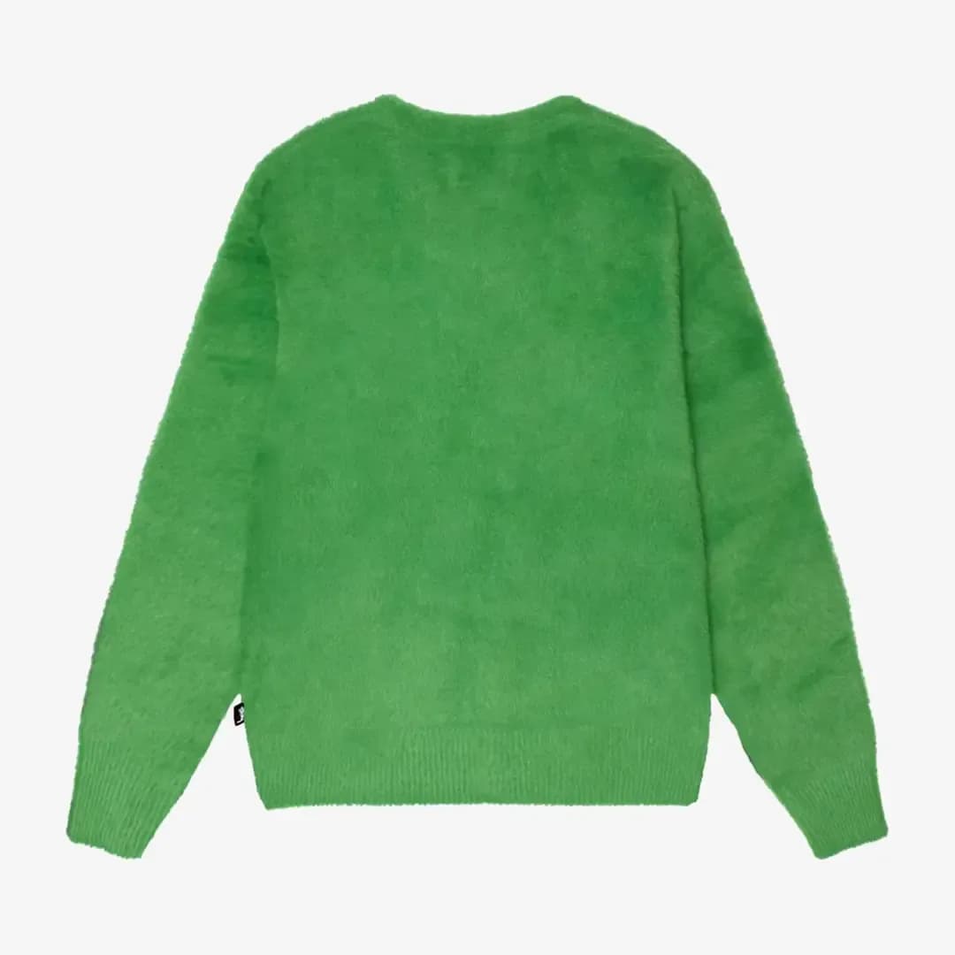 Stussy Shaggy Cardigan 'Kelly Green' — T-shirt & Sweatshirt, Yeşil · 117094-GREEN (2/2)