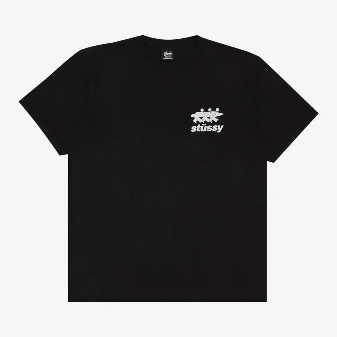 Surf Walk Pig Dyed Tee 'Black'