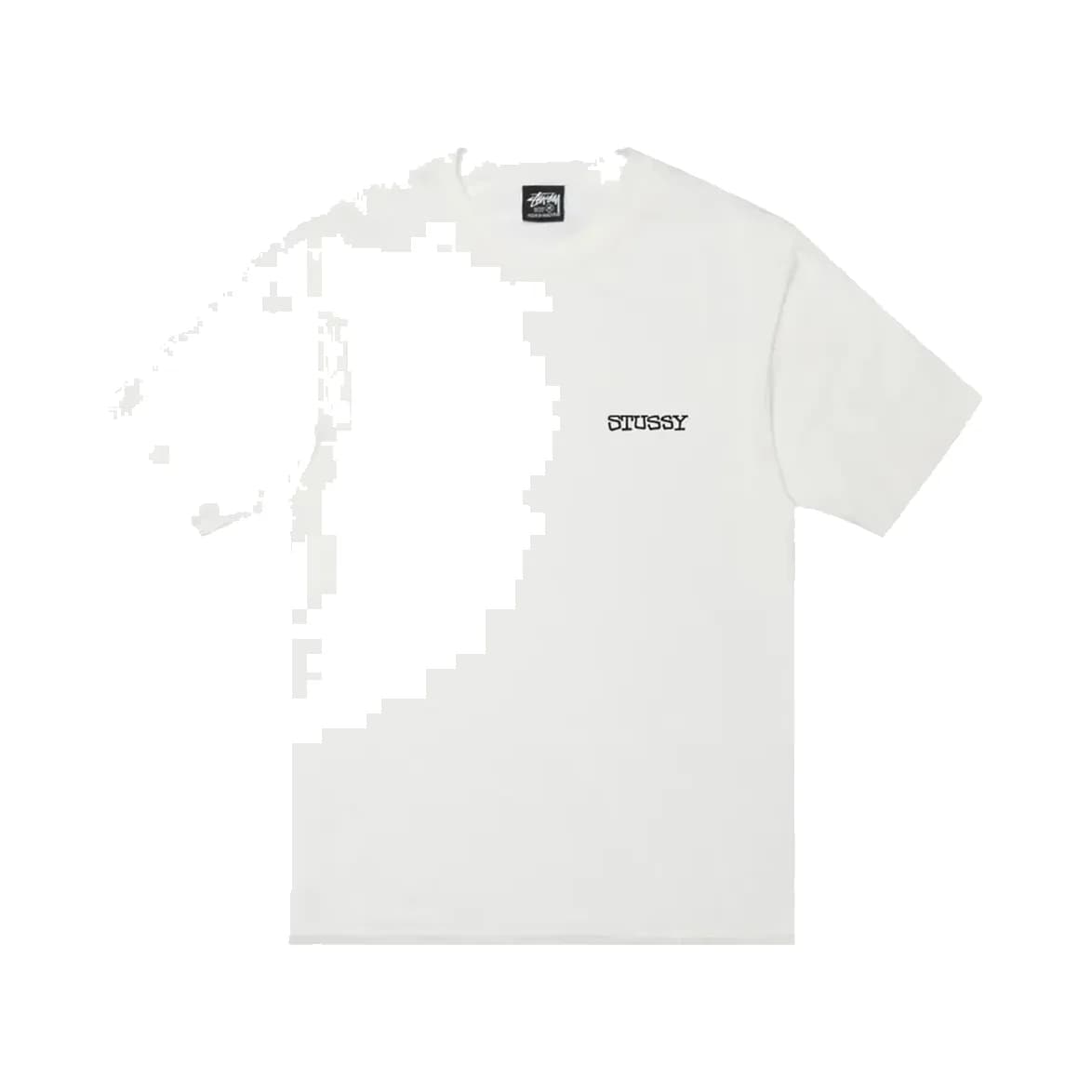 Stussy Jumbo Pig Dyed Tee 'Natural' — T-shirt & Sweatshirt, Çok Renkli