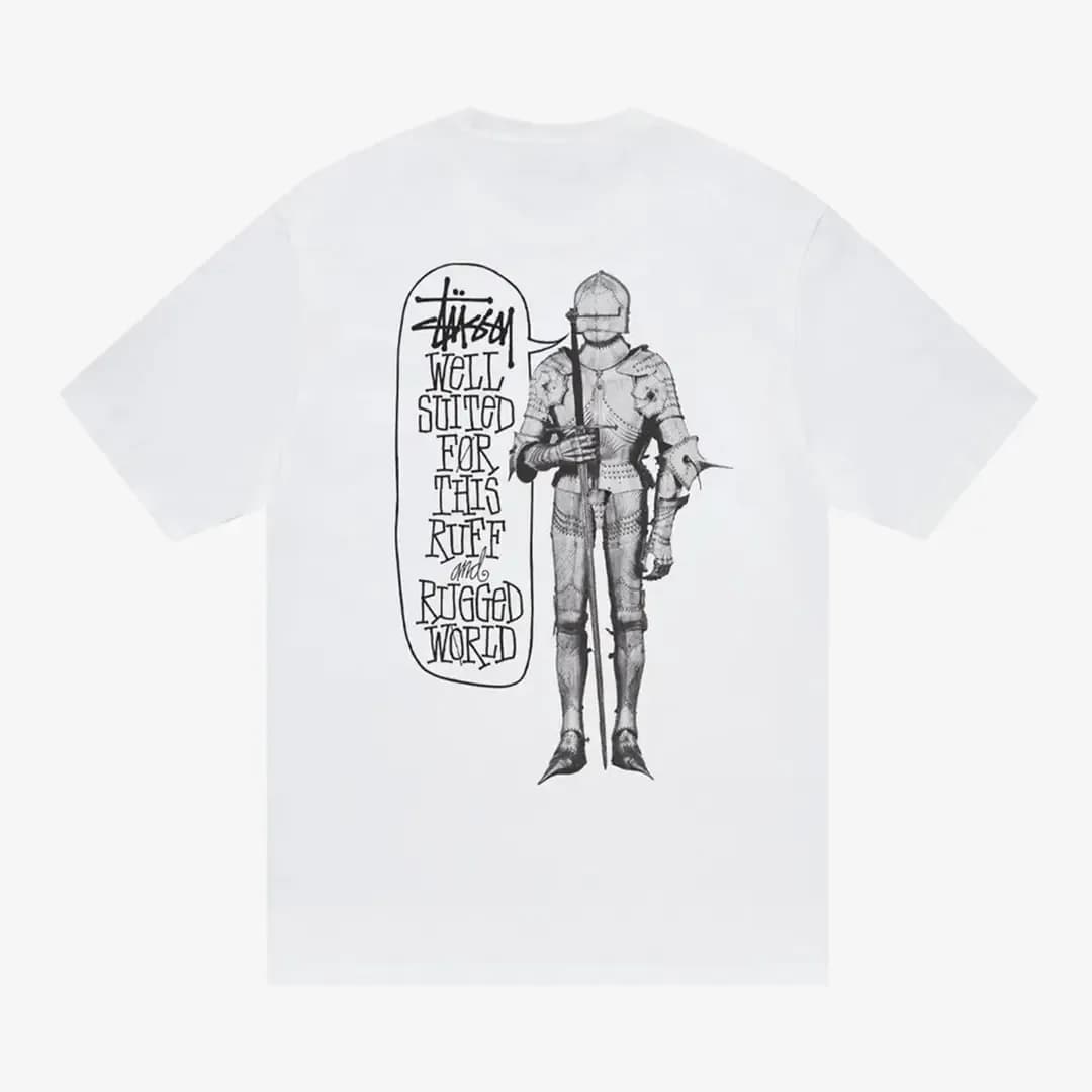 Stussy Well Suited Tee 'White' — T-shirt & Sweatshirt, Beyaz · 1905081-WHITE (2/2)