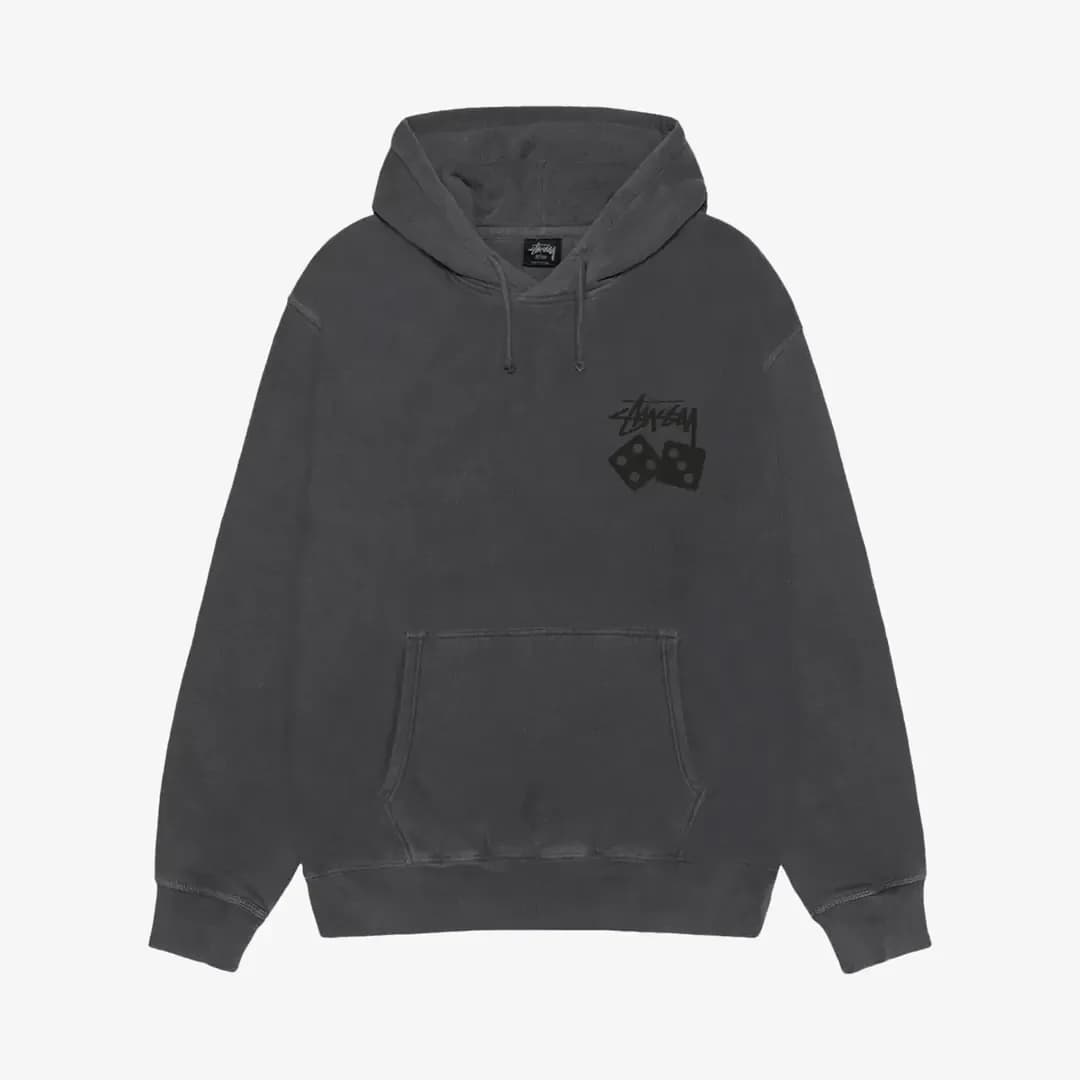 Dice Pig Dyed Hood 'Anthracite'
