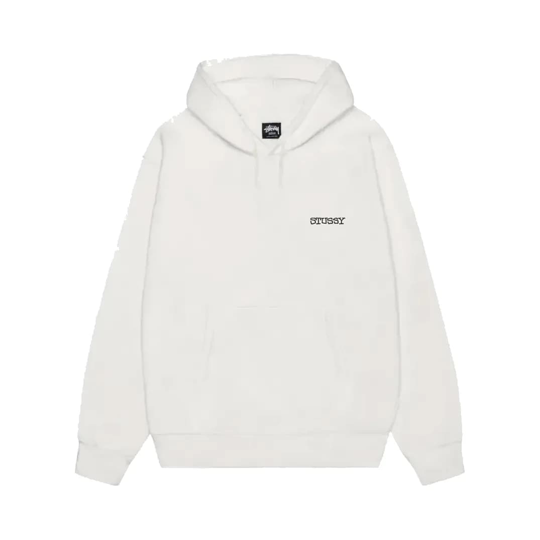 Stussy Jumbo Pig Dyed Hood 'Natural' — T-shirt & Sweatshirt, Çok Renkli
