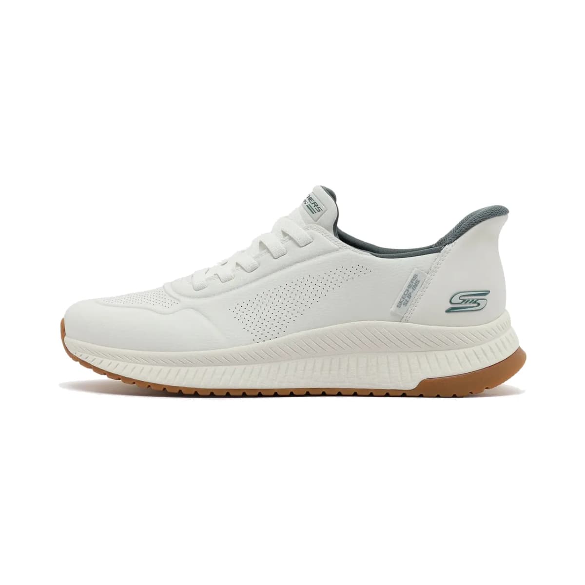 Skechers Bobs Squad 4 - Direct Step Erkek Beyaz Spor Ayakkabı · 118424-WHT (2/7)