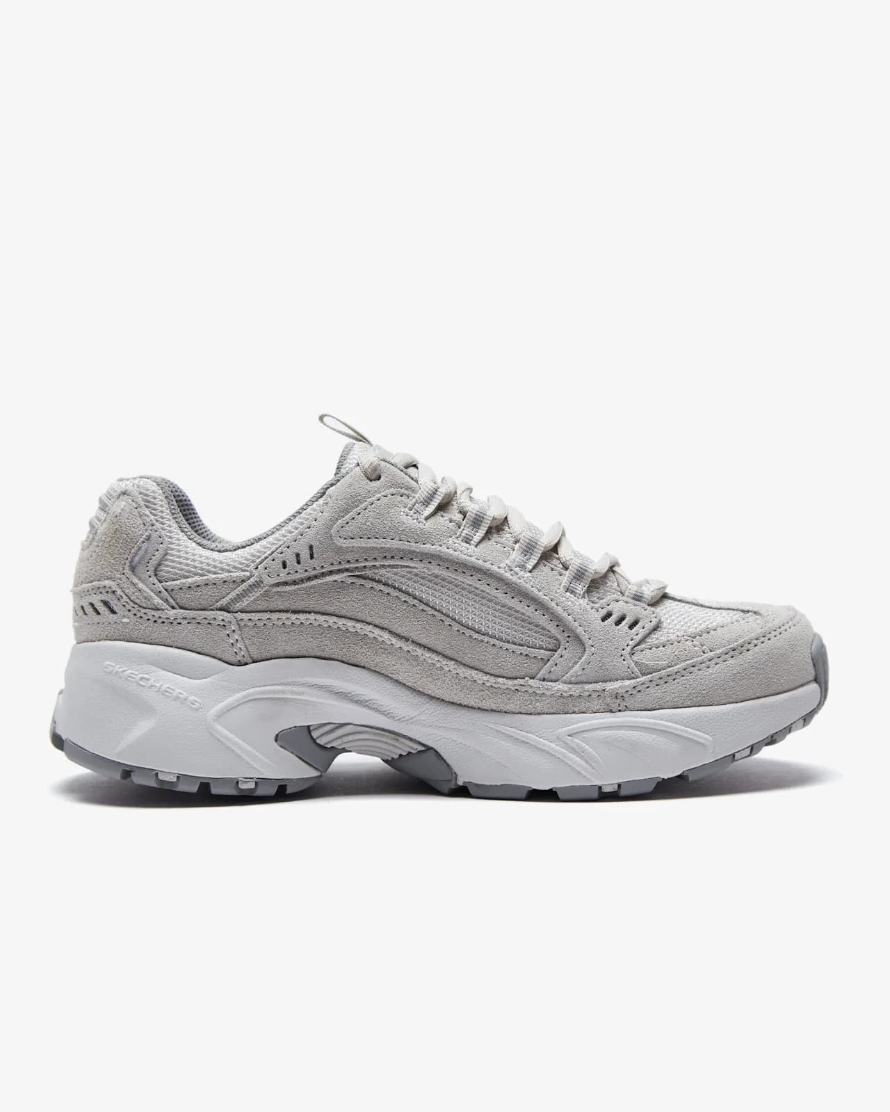 Skechers Stamina - Uplift Trail Kadın Gri Sneakers — Beyaz