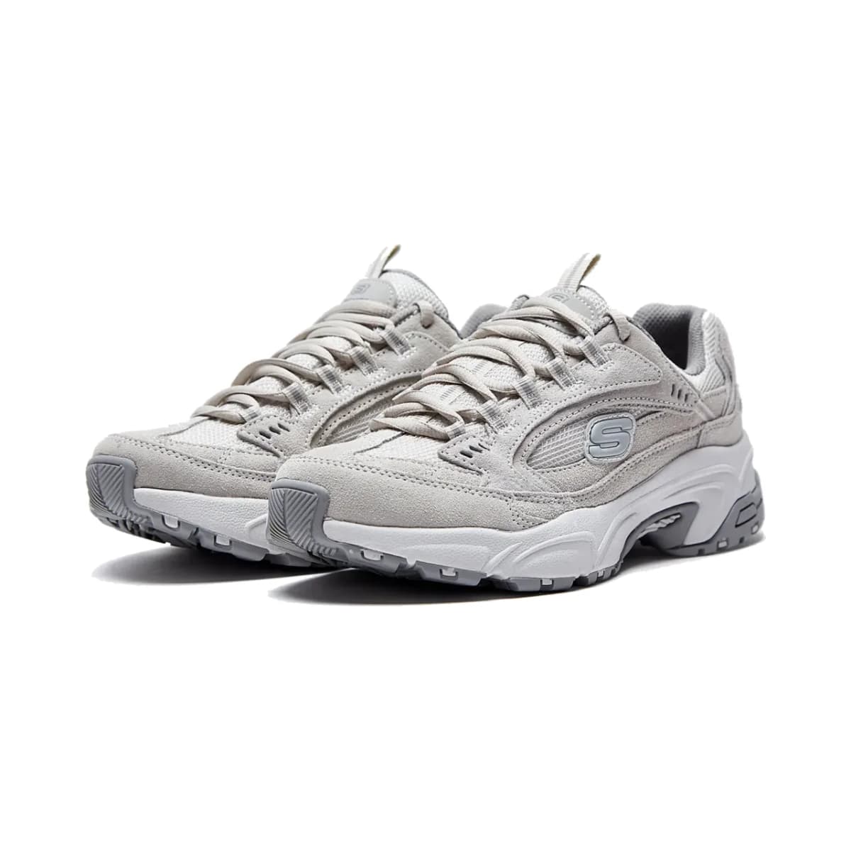 Skechers Stamina - Uplift Trail Kadın Gri Sneakers — Beyaz · 13451-GRY (4/9)