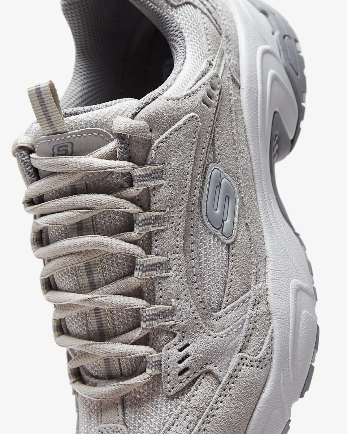 Skechers Stamina - Uplift Trail Kadın Gri Sneakers — Beyaz · 13451-GRY (8/9)