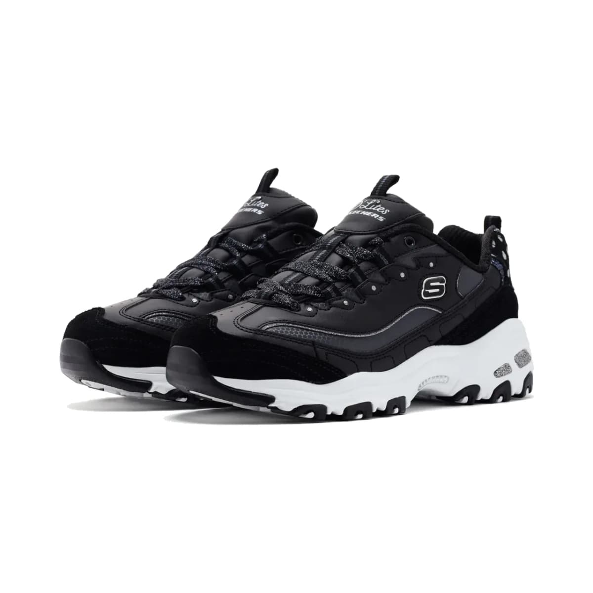 Skechers D'lites - Golden Chic Kadın Siyah Sneakers · 150235-BKW (3/11)