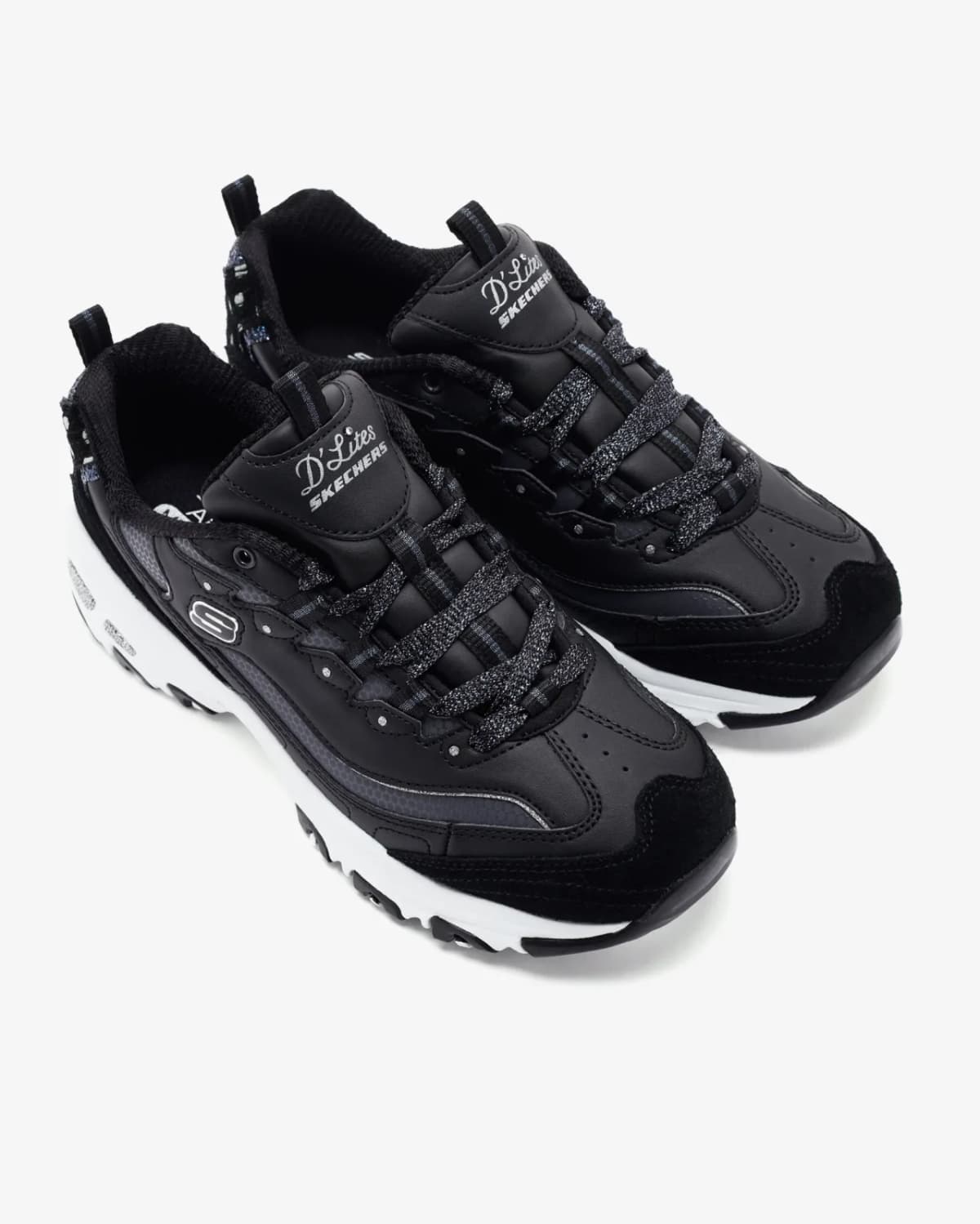 Skechers D'lites - Golden Chic Kadın Siyah Sneakers · 150235-BKW (6/11)