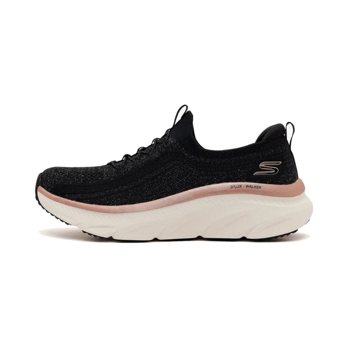 Skechers D'lux Walker 3.0 Kadın Siyah Spor Ayakkabı · 150395-BKRG (2/5)