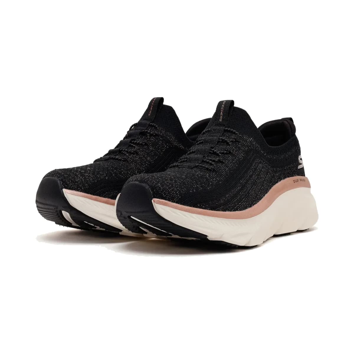 Skechers D'lux Walker 3.0 Kadın Siyah Spor Ayakkabı · 150395-BKRG (3/5)