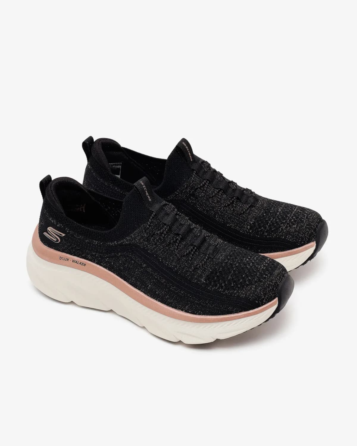 Skechers D'lux Walker 3.0 Kadın Siyah Spor Ayakkabı · 150395-BKRG (5/5)
