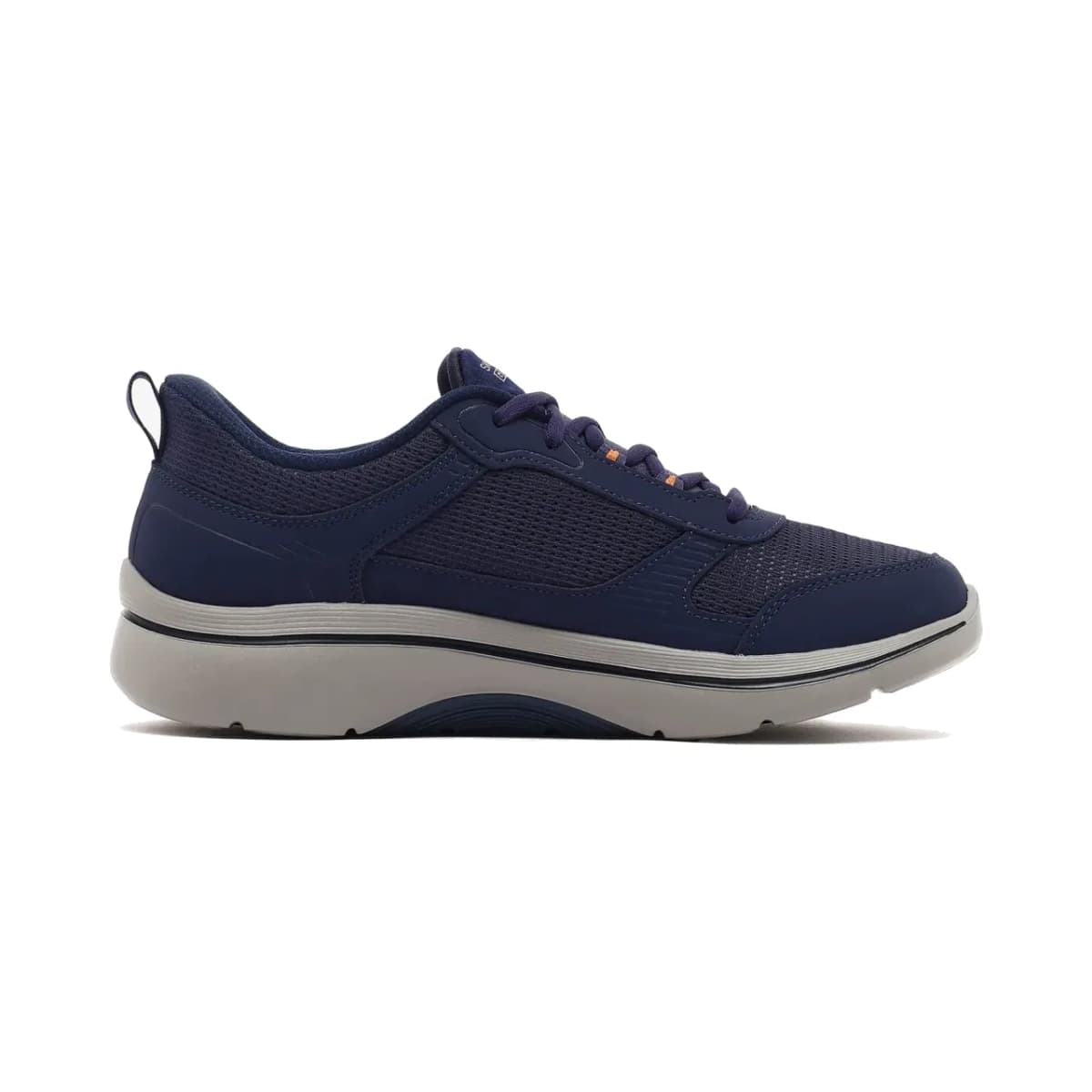 Skechers Go Walk Arch Fit 2.0 - Seared Erkek Lacivert Yürüyüş Ayakkabısı — Turuncu · 216650-NVOR