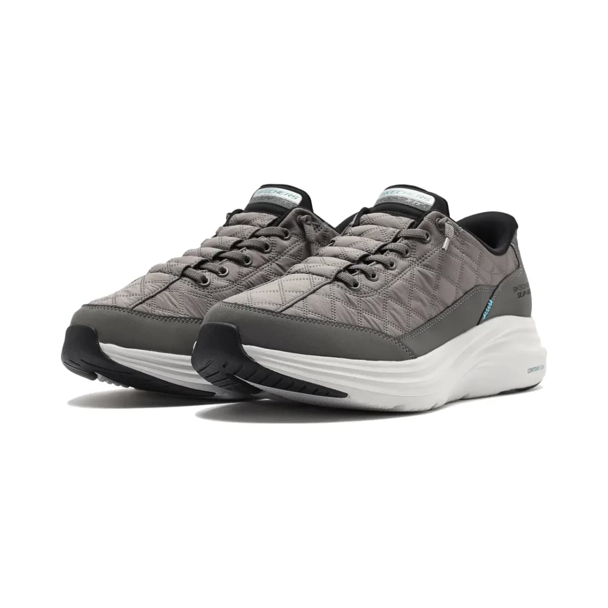 Skechers Contour Foam - Cozy Fit Erkek Gri Spor Ayakkabı · 232619-CCBK (3/8)