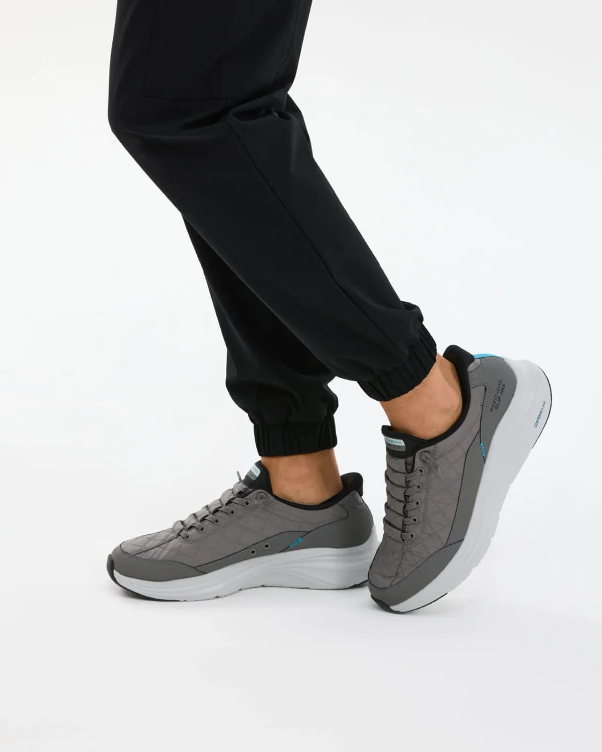 Skechers Contour Foam - Cozy Fit Erkek Gri Spor Ayakkabı · 232619-CCBK (8/8)
