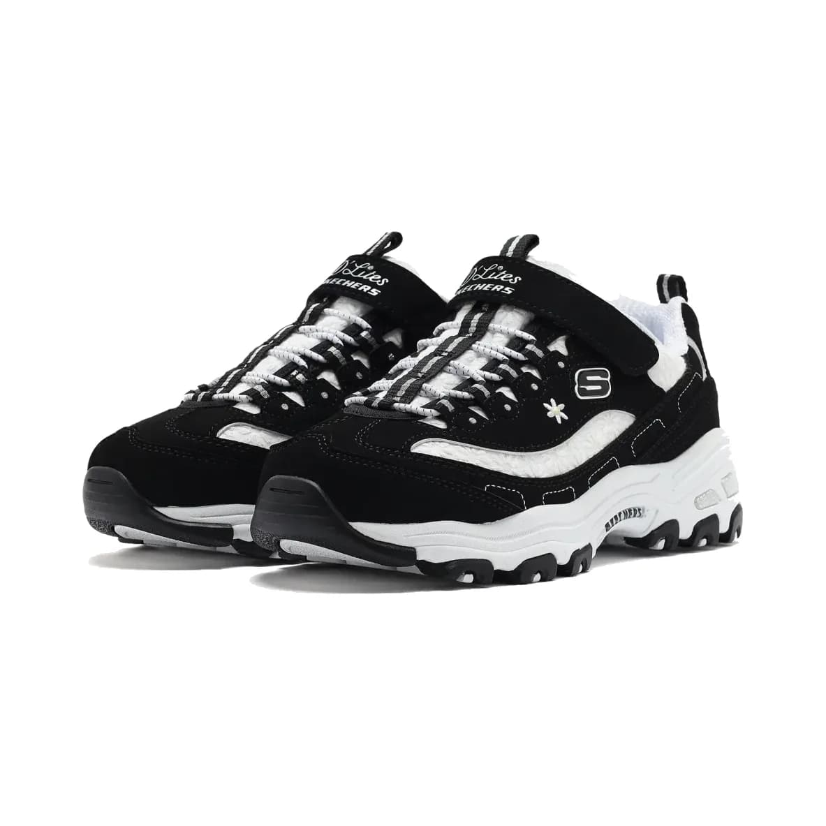 Skechers D'lites Büyük Kız Çocuk Siyah Sneakers · 302540L-BKW (3/7)