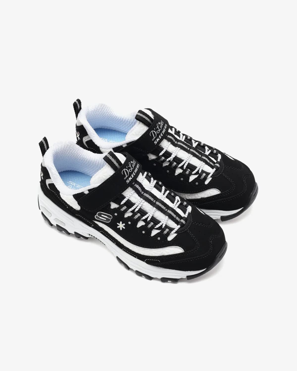 Skechers D'lites Büyük Kız Çocuk Siyah Sneakers · 302540L-BKW (6/7)