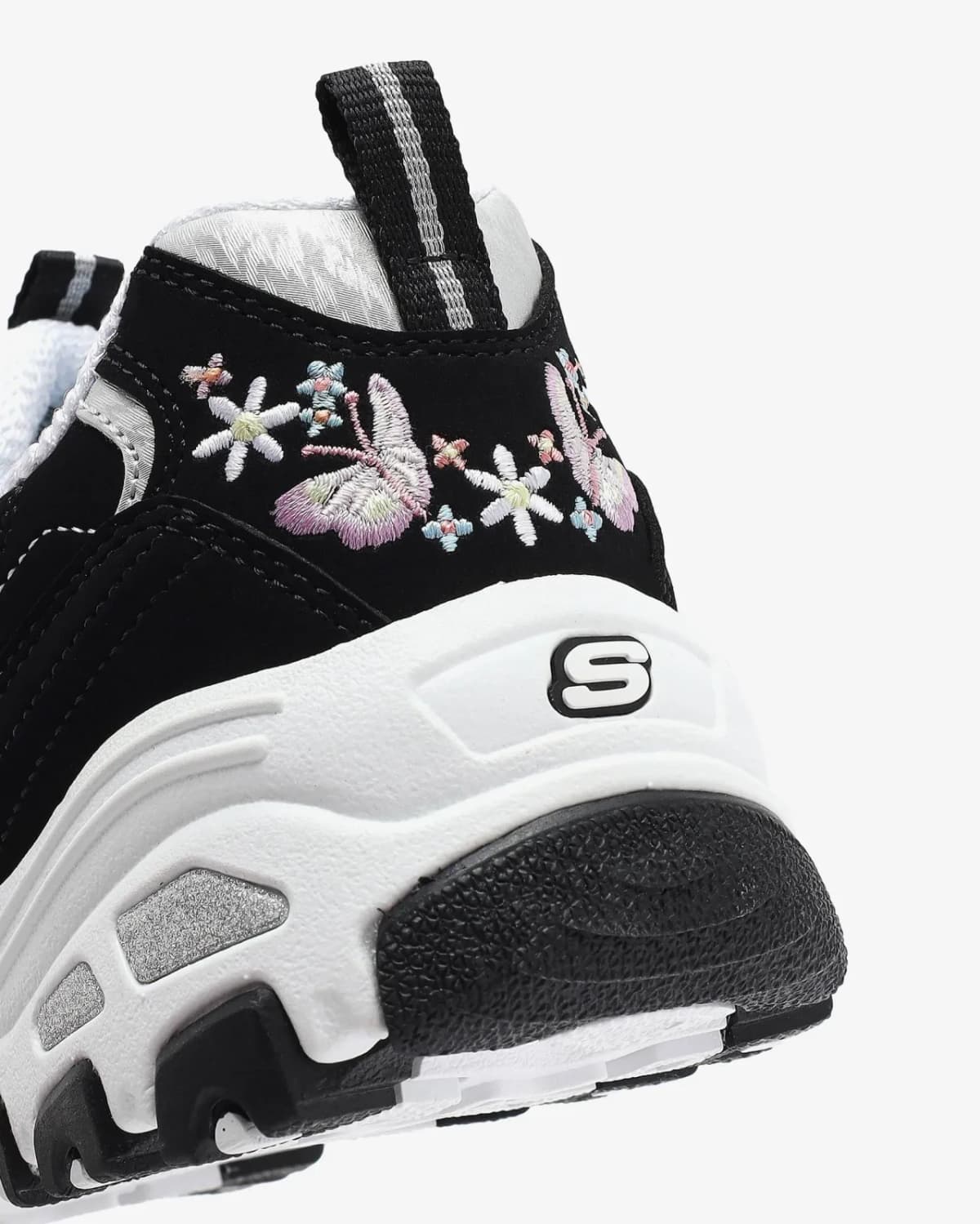 Skechers D'lites Büyük Kız Çocuk Siyah Sneakers · 302540L-BKW (7/7)