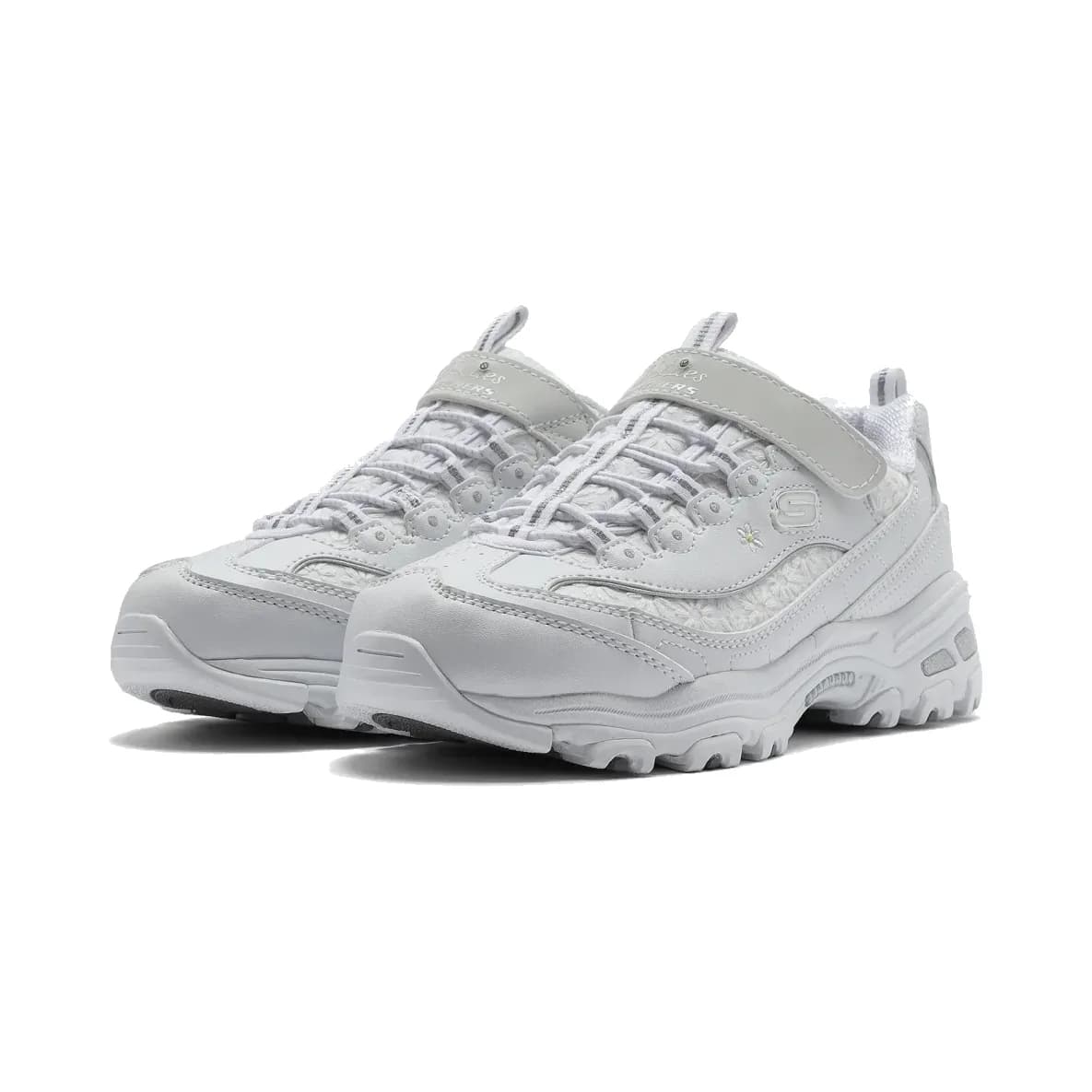 Skechers D'lites Büyük Kız Çocuk Beyaz Sneakers · 302540L-WHT (3/7)