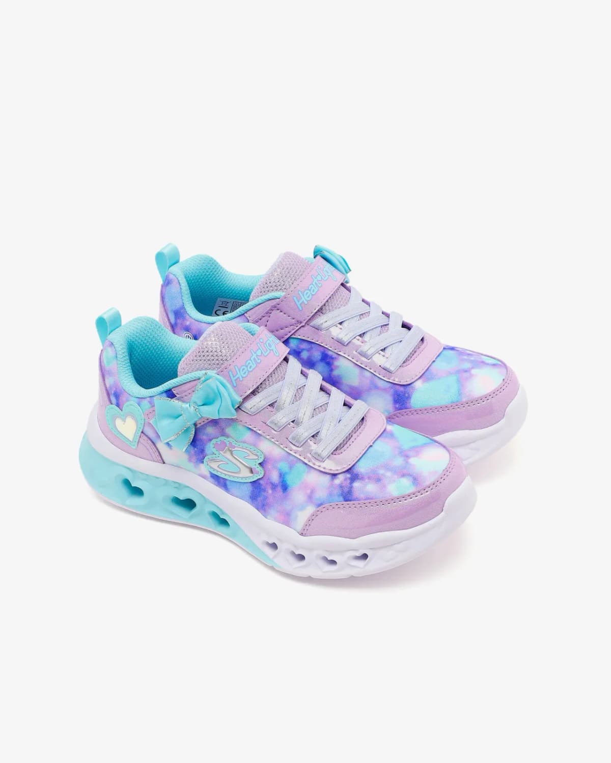 Skechers Flutter Heart Lights - Blurred Love Büyük Kız Çocuk Mor Işıklı Spor Ayakkabı · 303255L-LVTQ (5/6)
