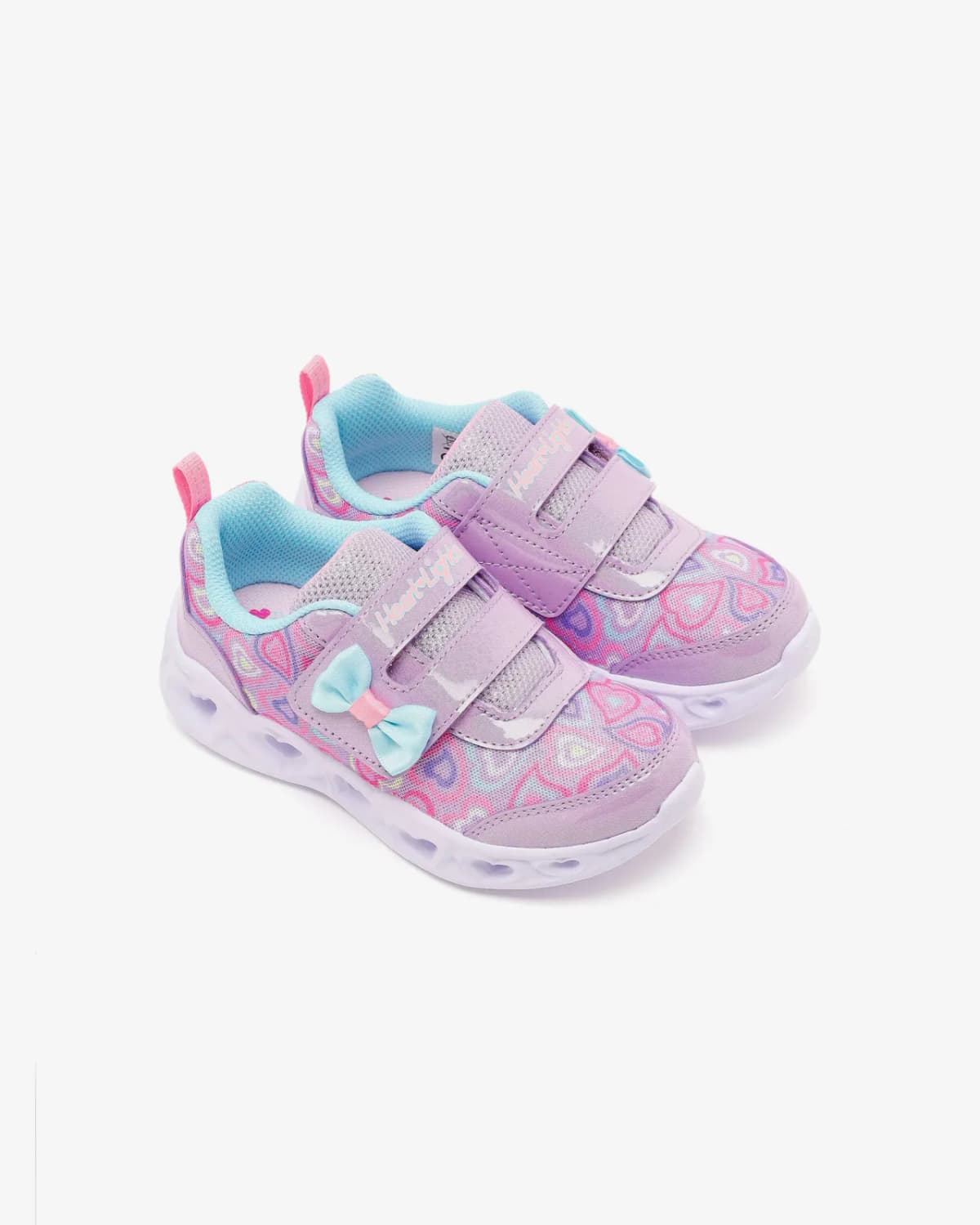 Skechers Heart Lights - Boogie Land Küçük Kız Çocuk Mor Işıklı Spor Ayakkabı · 303258N-LVMT (5/6)