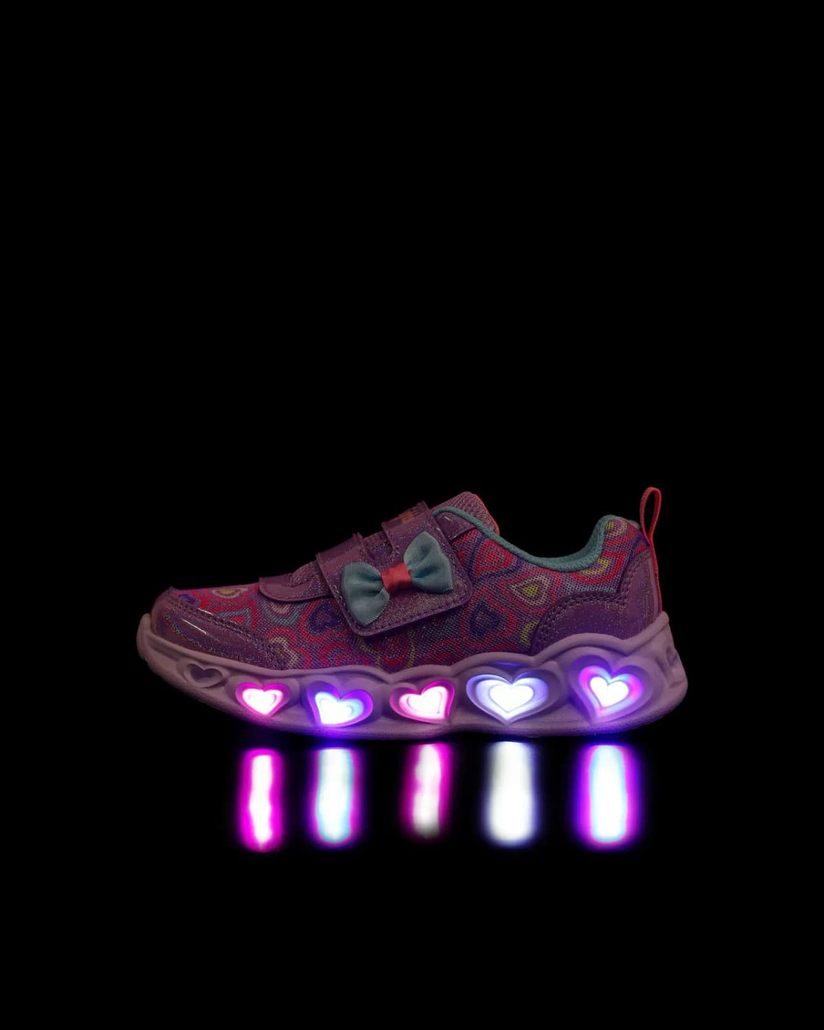 Skechers Heart Lights - Boogie Land Küçük Kız Çocuk Mor Işıklı Spor Ayakkabı · 303258N-LVMT (6/6)