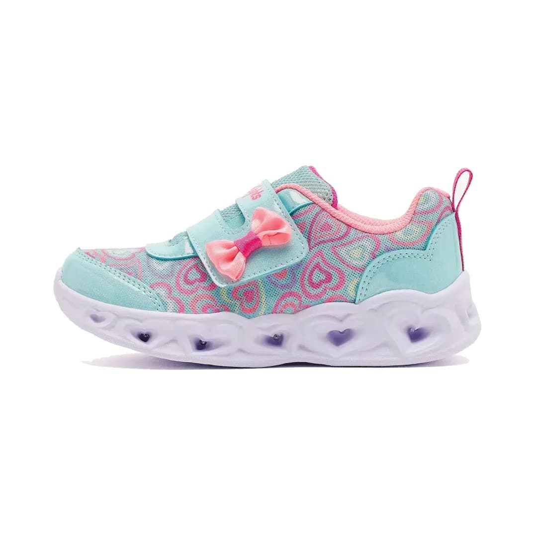 Skechers Heart Lights - Boogie Land Küçük Kız Çocuk Haki Işıklı Spor Ayakkabı — Yeşil · 303258N-MTMT (2/6)