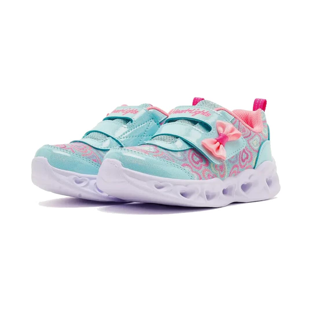 Skechers Heart Lights - Boogie Land Küçük Kız Çocuk Haki Işıklı Spor Ayakkabı — Yeşil · 303258N-MTMT (3/6)