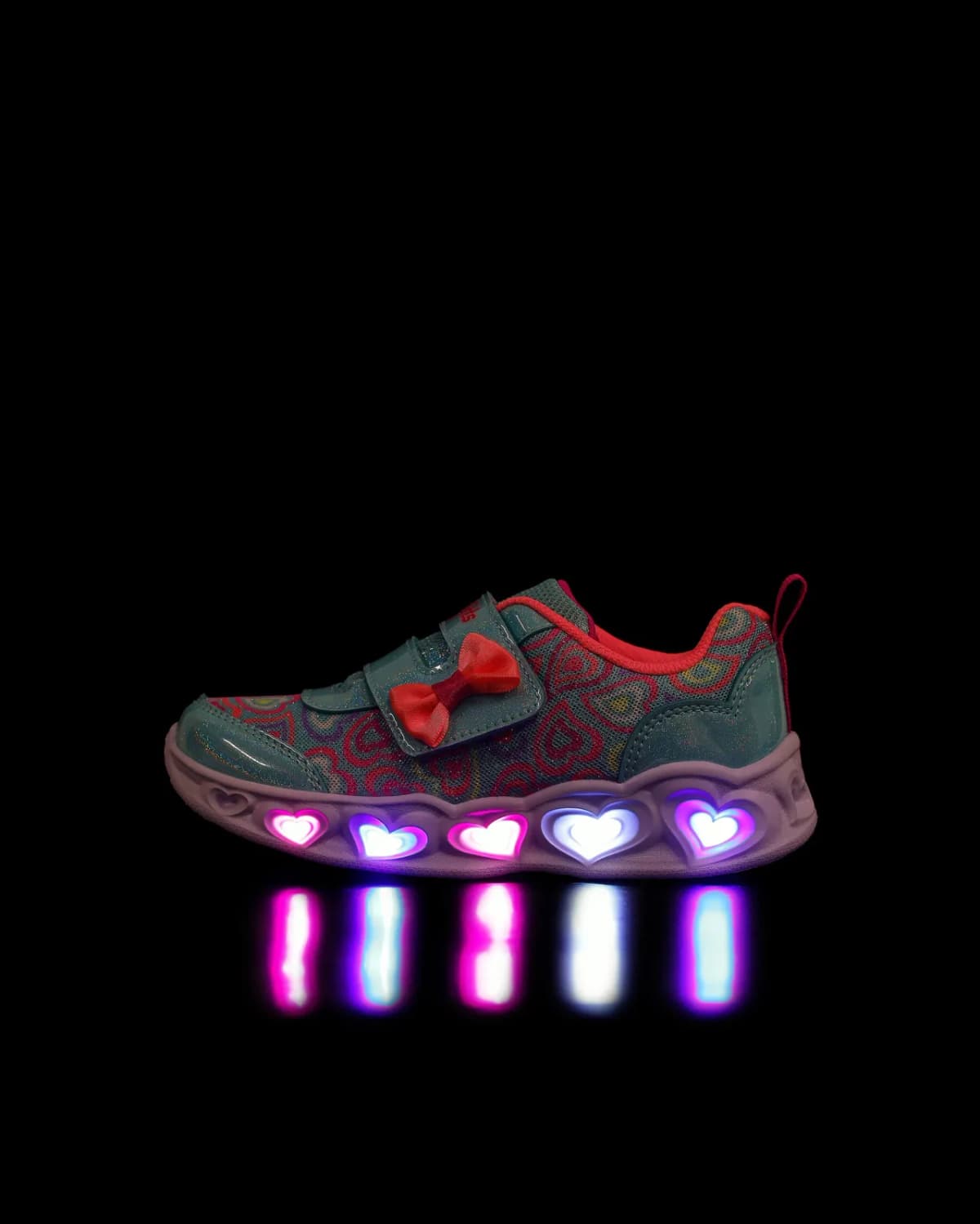 Skechers Heart Lights - Boogie Land Küçük Kız Çocuk Haki Işıklı Spor Ayakkabı — Yeşil · 303258N-MTMT (6/6)