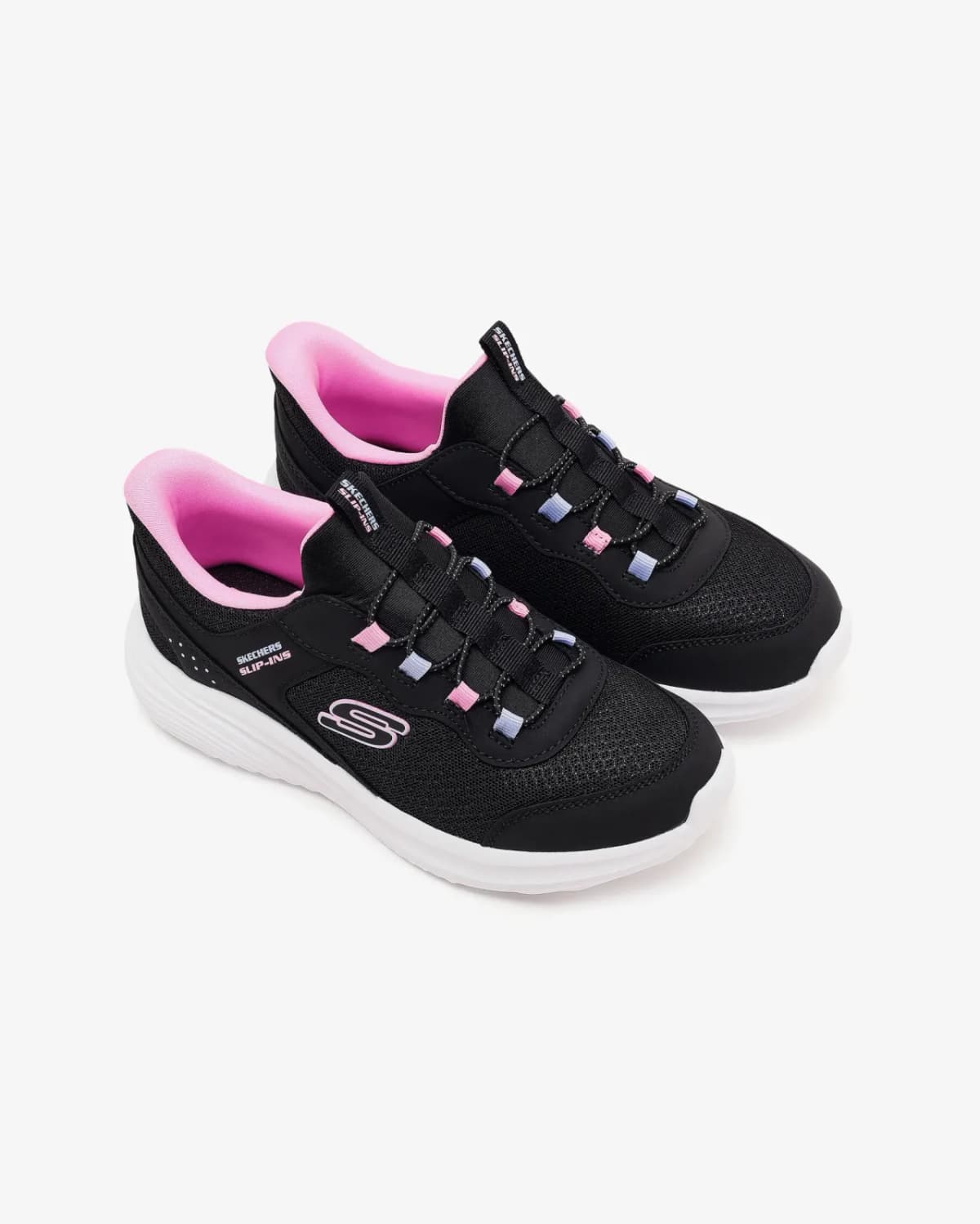 Skechers Bounder Pro - Step One Büyük Kız Çocuk Siyah Spor Ayakkabı · 303690L-BLK (6/7)