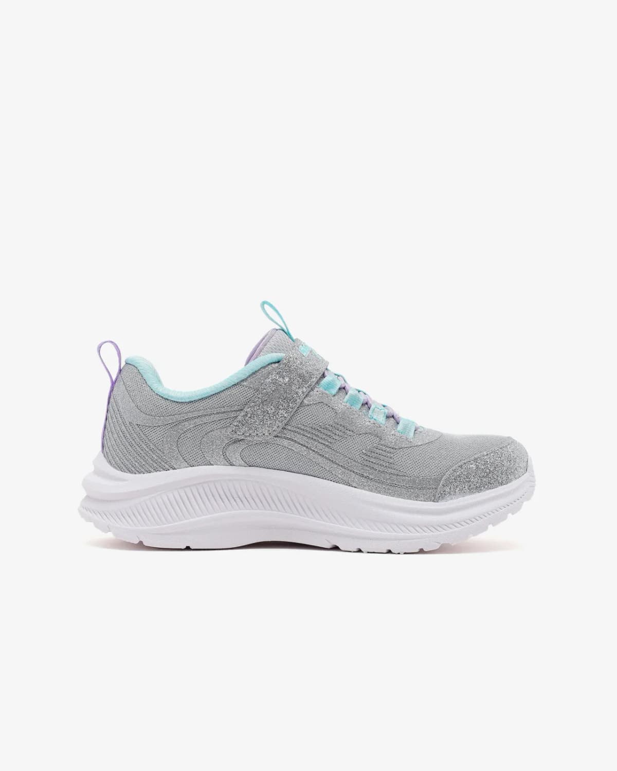 Skechers Rainbow Cruisers-glitzy Glow Büyük Kız Çocuk Gri Işıklı Spor Ayakkabı — Mavi