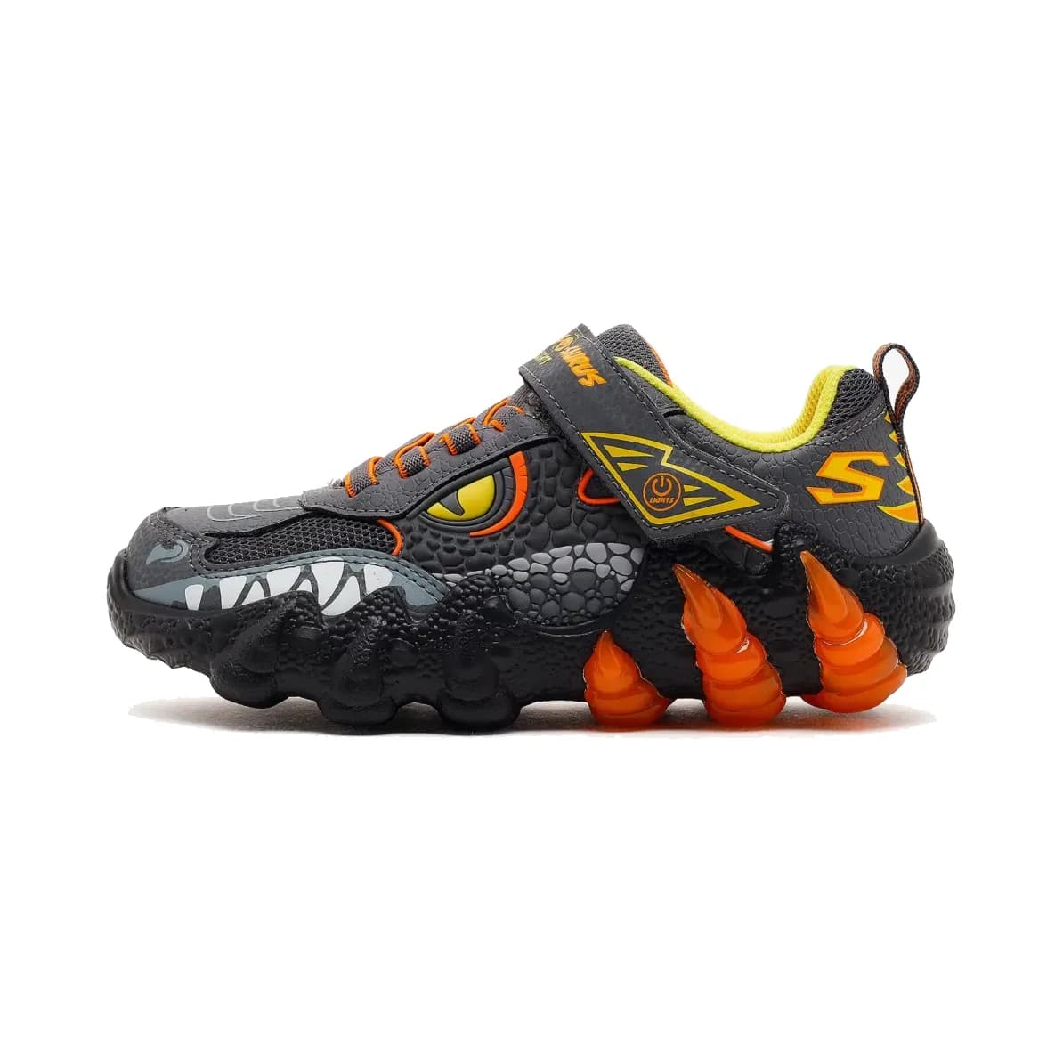 Skechers Skech-o-saurus Lights 2.0 Büyük Erkek Çocuk Gri Işıklı Spor Ayakkabı · 400121L-CCOR (2/6)