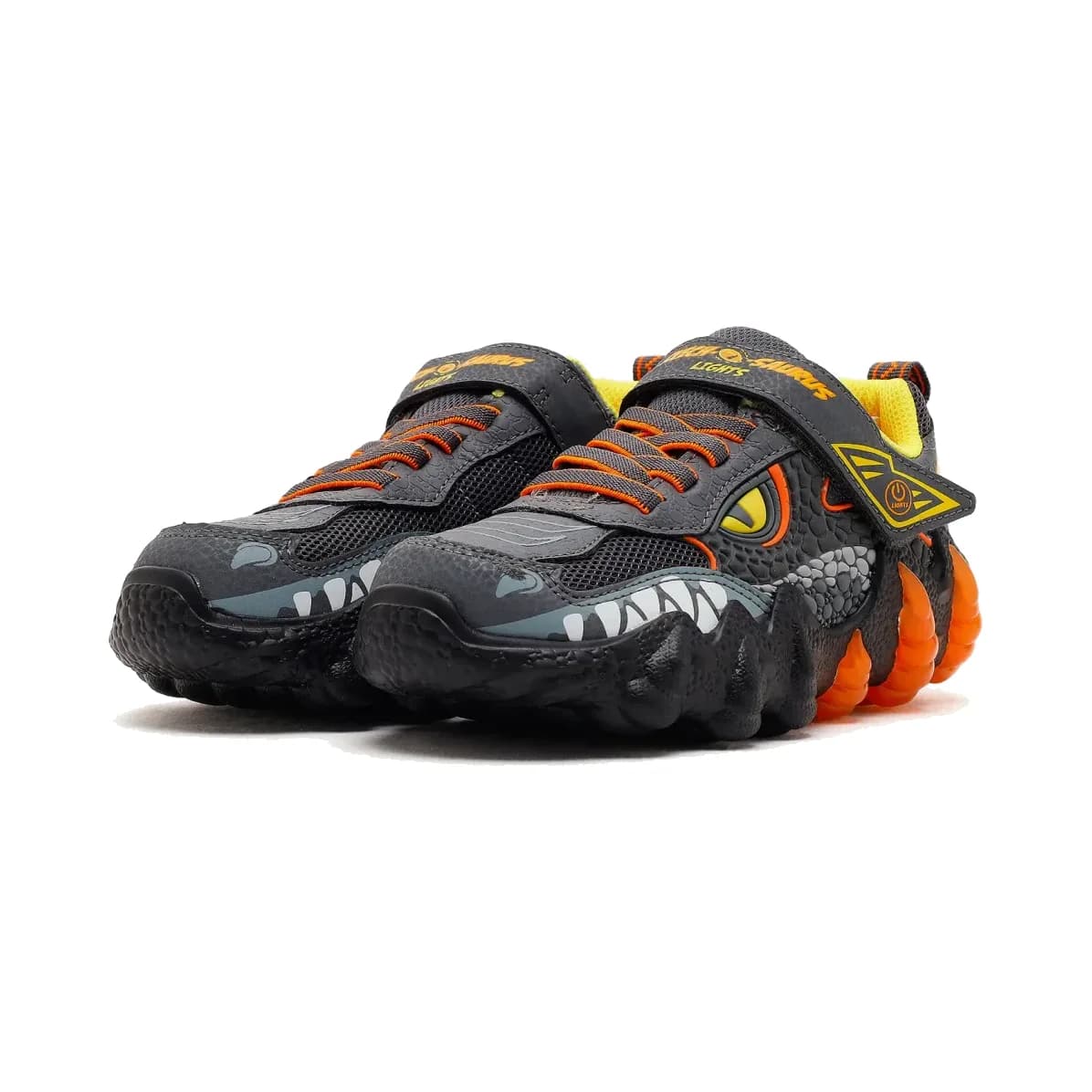 Skechers Skech-o-saurus Lights 2.0 Büyük Erkek Çocuk Gri Işıklı Spor Ayakkabı · 400121L-CCOR (3/6)