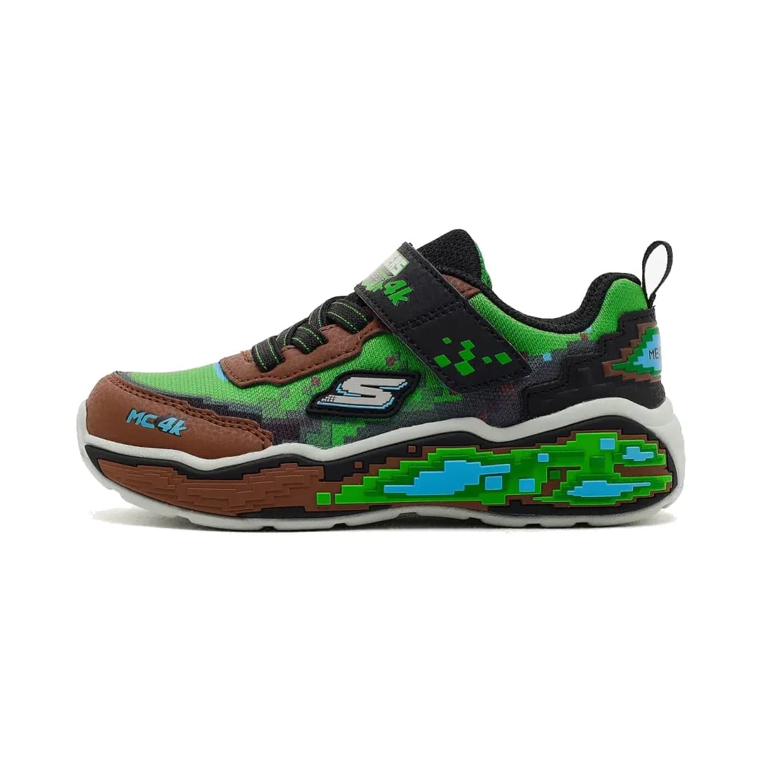 Skechers Mega Scene Küçük Erkek Çocuk Kahverengi Spor Ayakkabı · 402162N-BRMT (2/5)