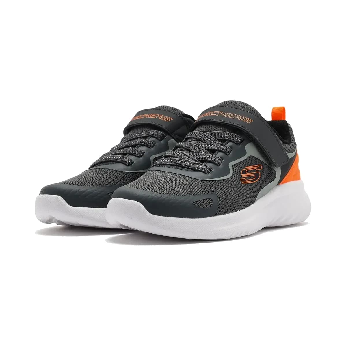 Skechers Bounder 2.0 Büyük Erkek Çocuk Gri Spor Ayakkabı · 403902L-CCOR (3/7)