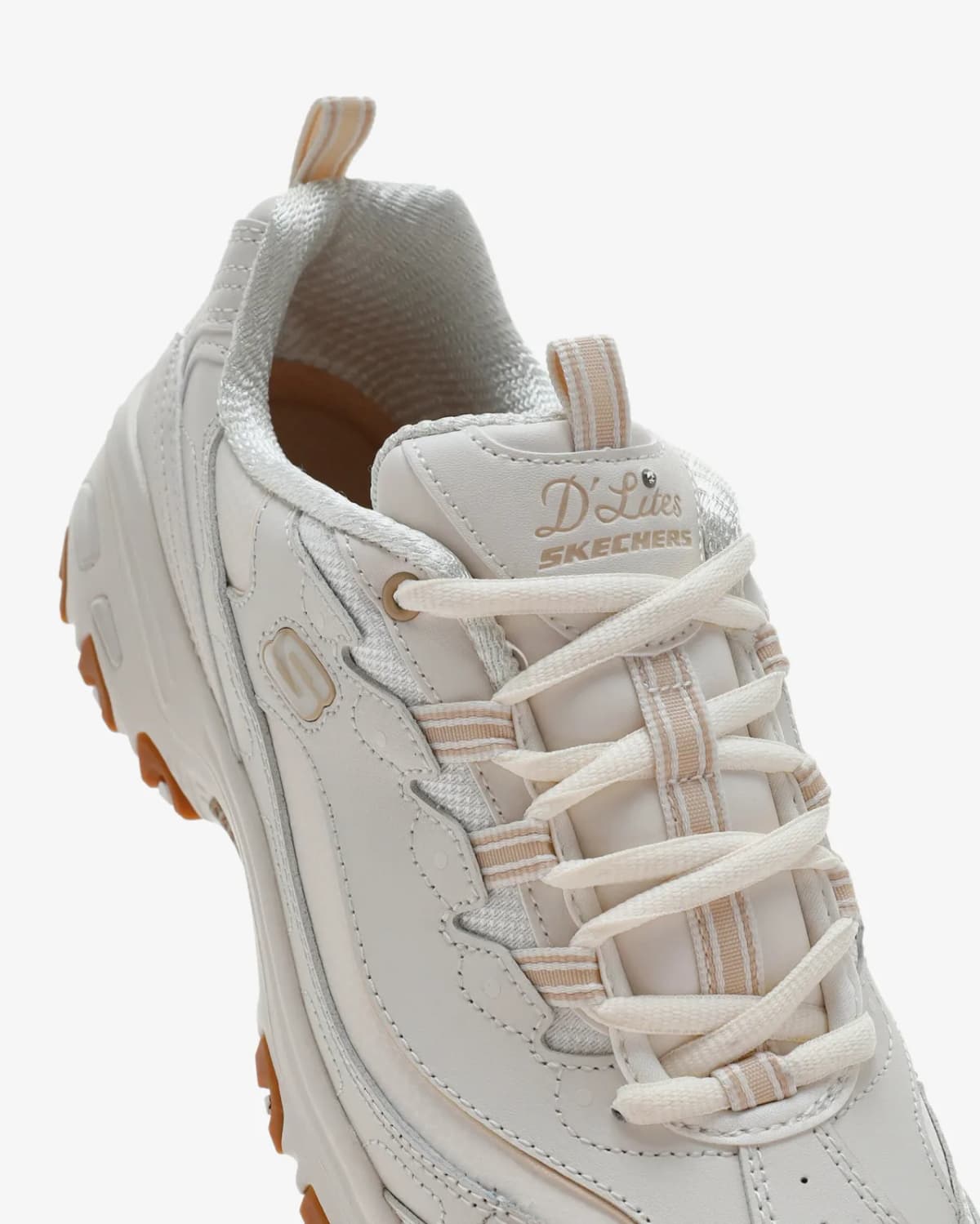 Skechers D'lites - Good Neutral Kadın Beyaz Sneakers · 149807-OFWT (10/10)