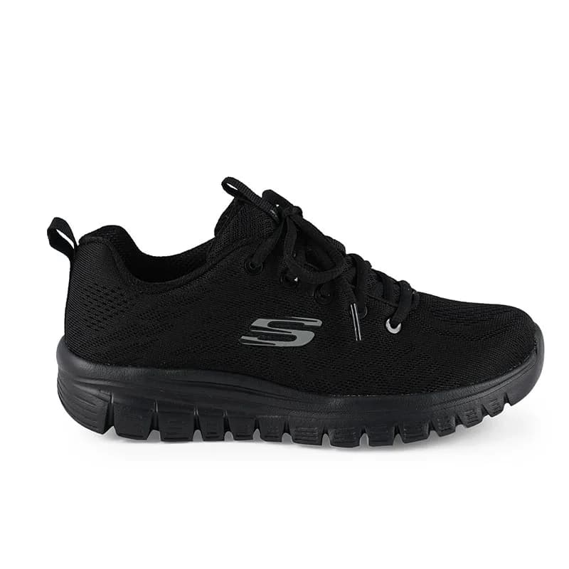 Skechers Graceful Get-Connected Kadın Spor Ayakkabı Siyah görsel 1