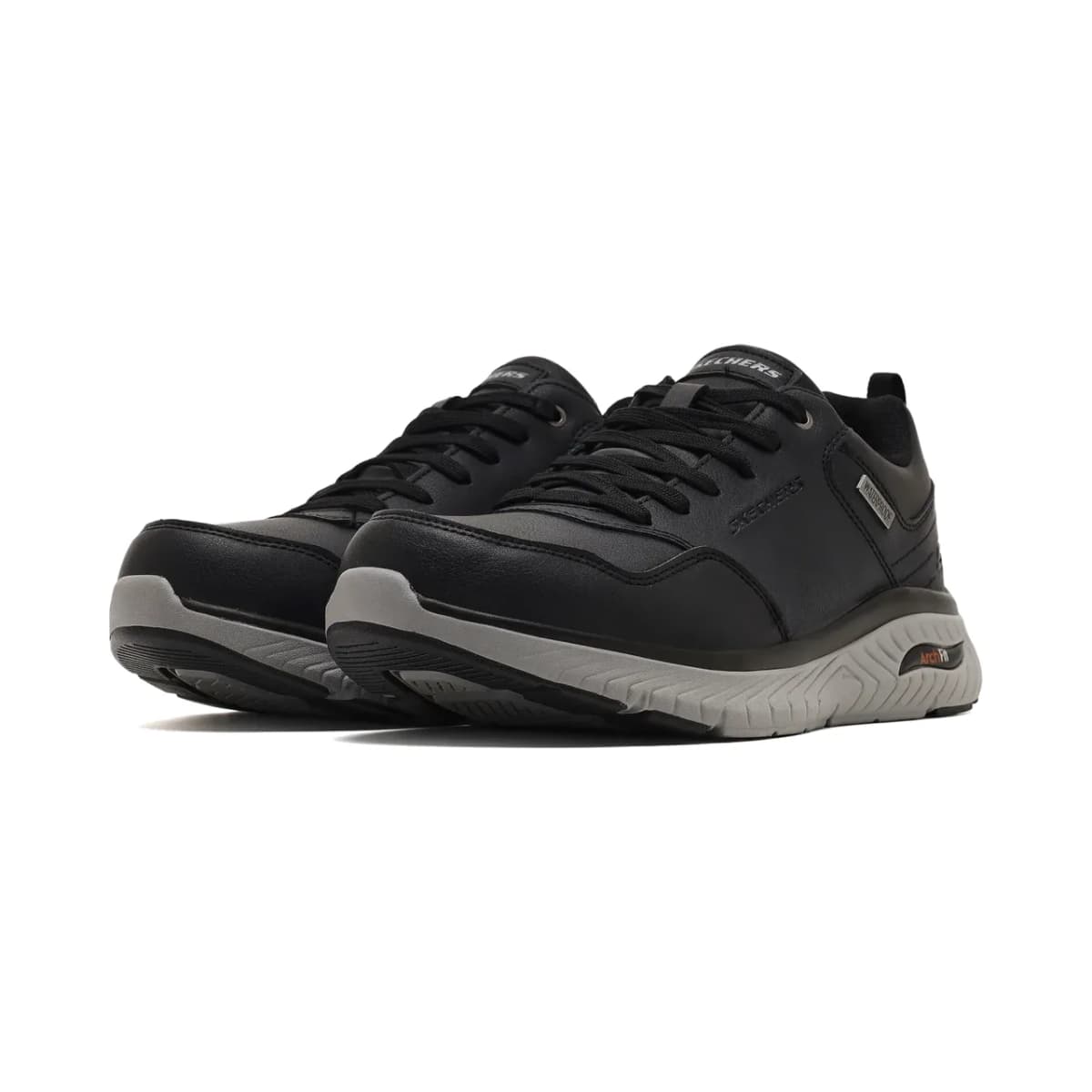 Skechers Arch Fit Crosser - Ronaldo Erkek Siyah Su Geçirmez Günlük Ayakkabı · 205347-BLK (3/5)