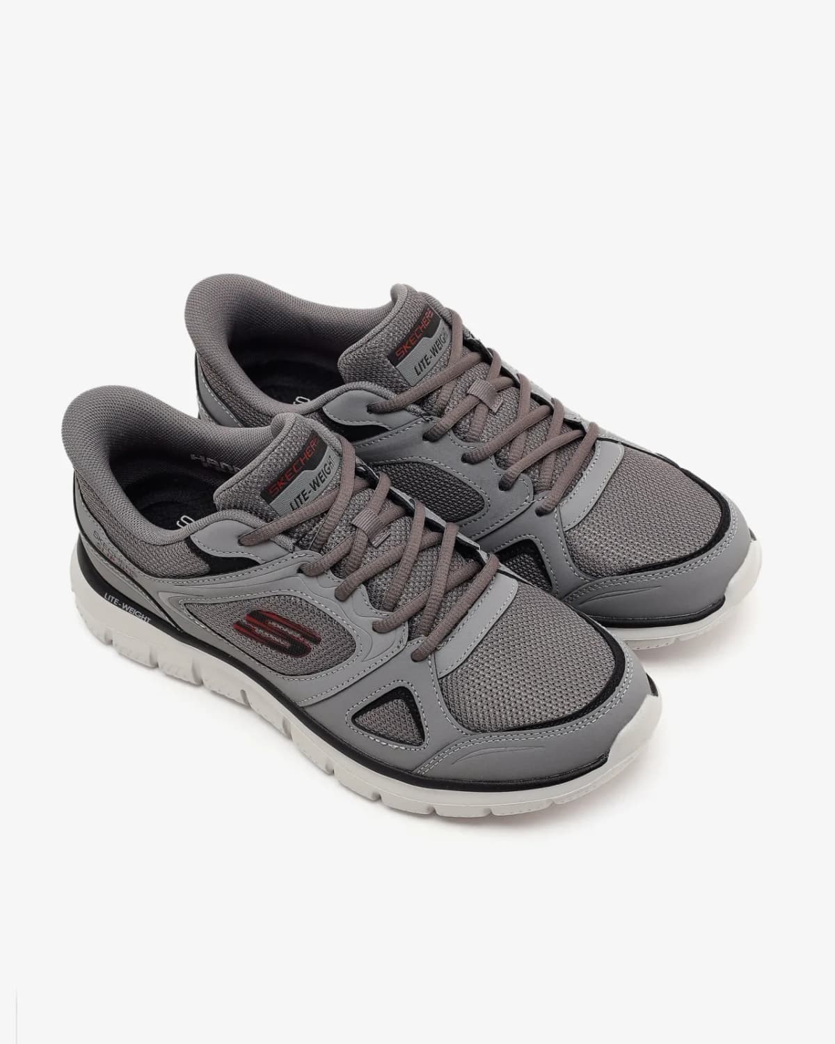 Skechers Track - Ezral Erkek Gri Spor Ayakkabı · 233039TK-CCRD (6/7)
