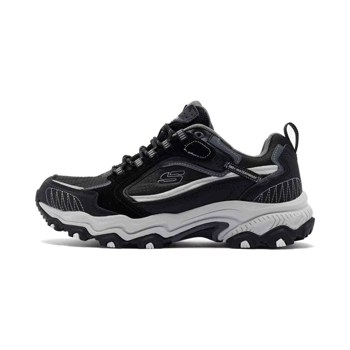 Skechers Stamina At - Vintage Stitch Erkek Siyah Su Geçirmez Outdoor Ayakkabı · 237529-BKGY (2/8)