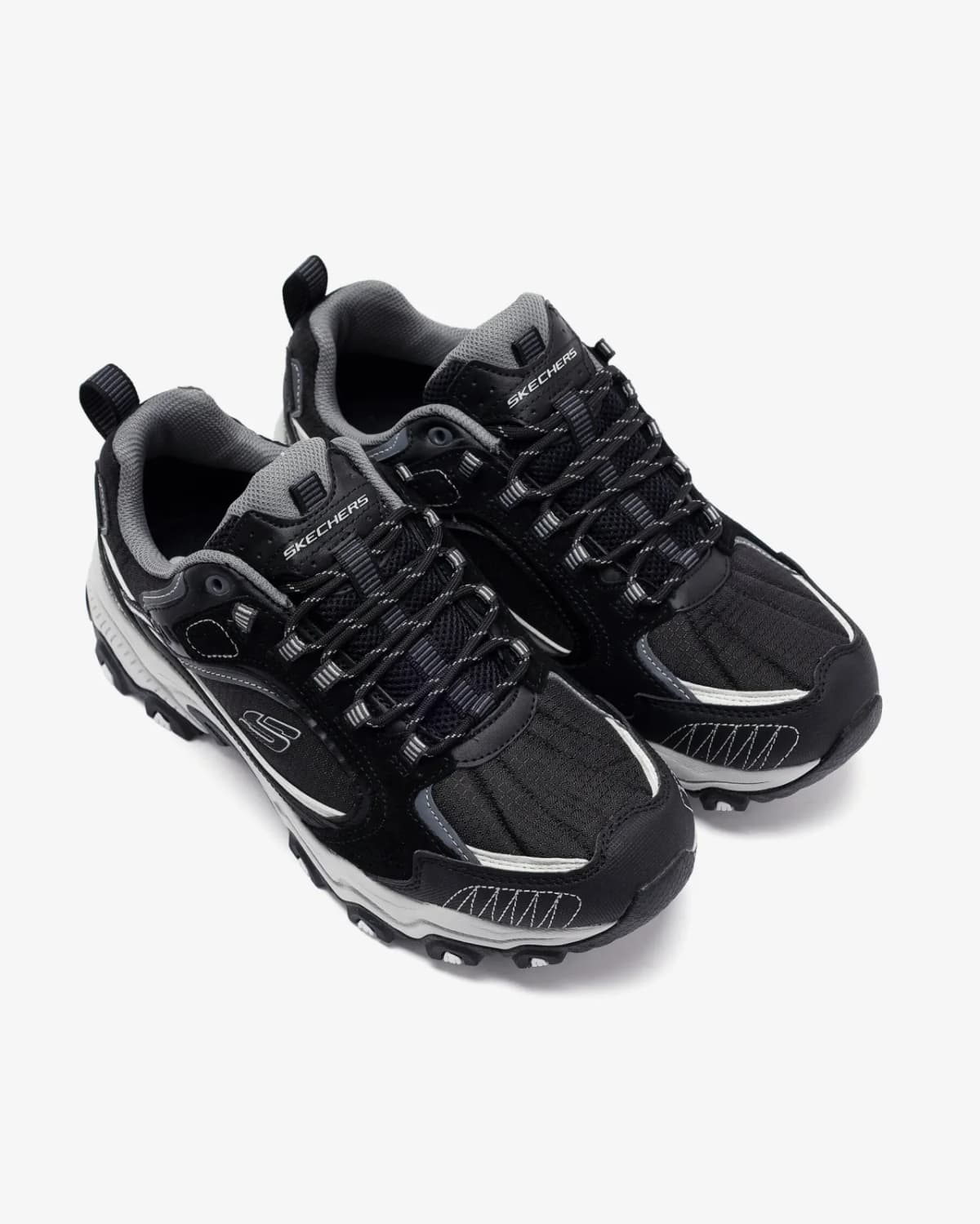 Skechers Stamina At - Vintage Stitch Erkek Siyah Su Geçirmez Outdoor Ayakkabı · 237529-BKGY (6/8)