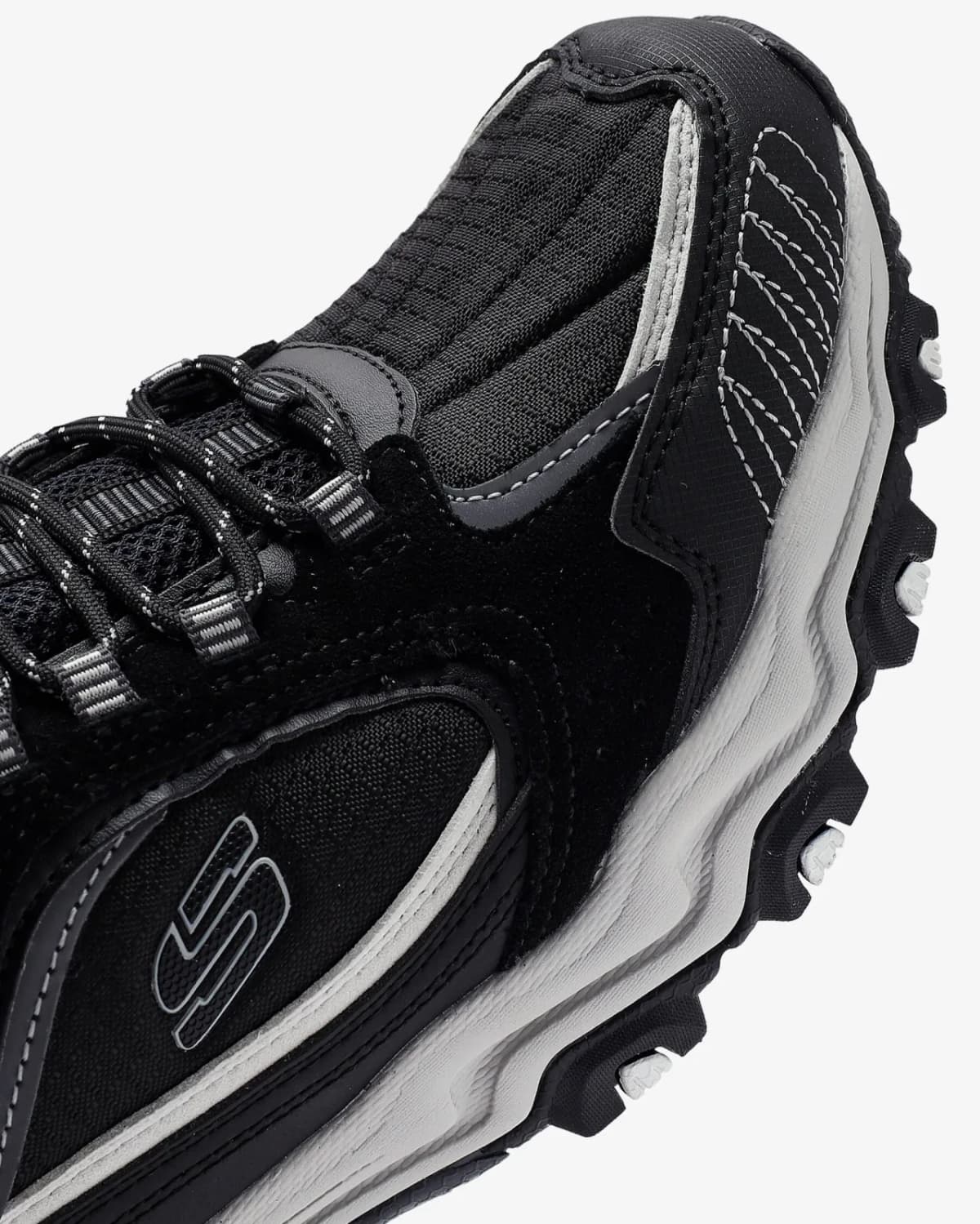 Skechers Stamina At - Vintage Stitch Erkek Siyah Su Geçirmez Outdoor Ayakkabı · 237529-BKGY (7/8)