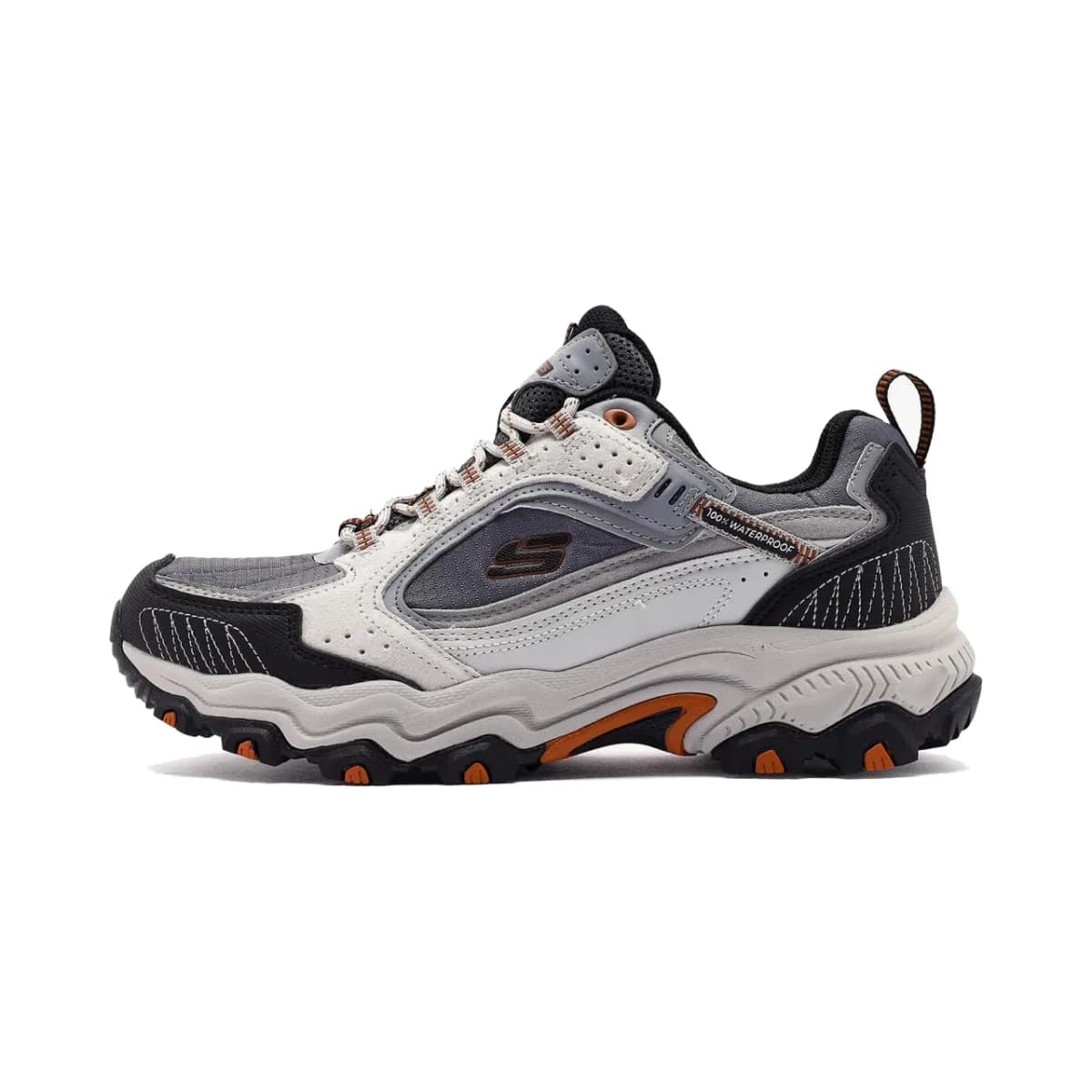 Skechers Stamina At - Vintage Stitch Erkek Gri Su Geçirmez Outdoor Ayakkabı — Turuncu · 237529-GYOR (2/8)