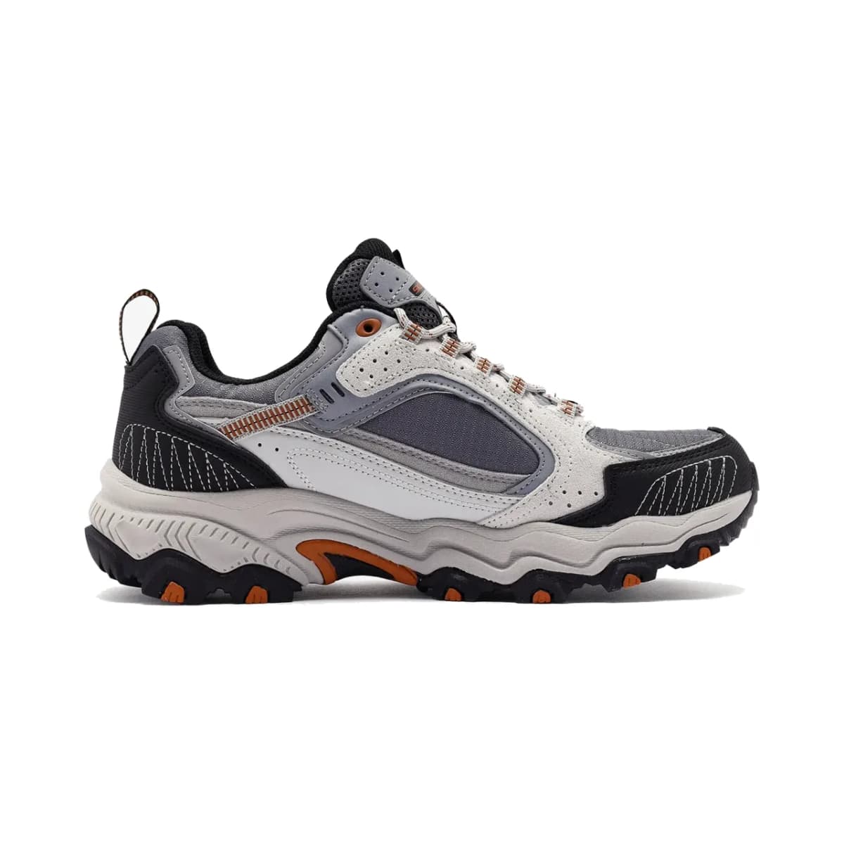 Skechers Stamina At - Vintage Stitch Erkek Gri Su Geçirmez Outdoor Ayakkabı — Turuncu · 237529-GYOR